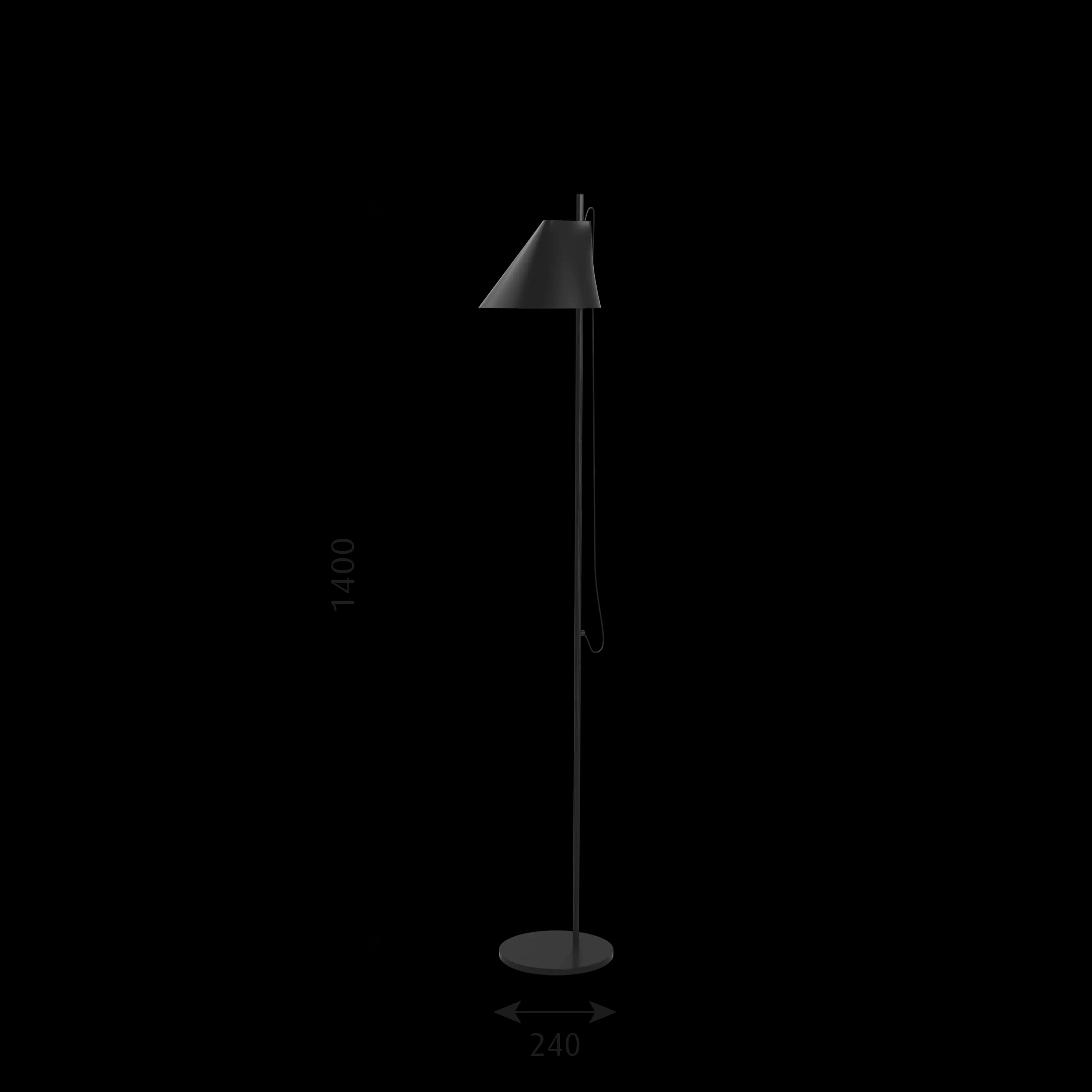 Louis Poulsen Yuh Floor Lamp Black — фото 12