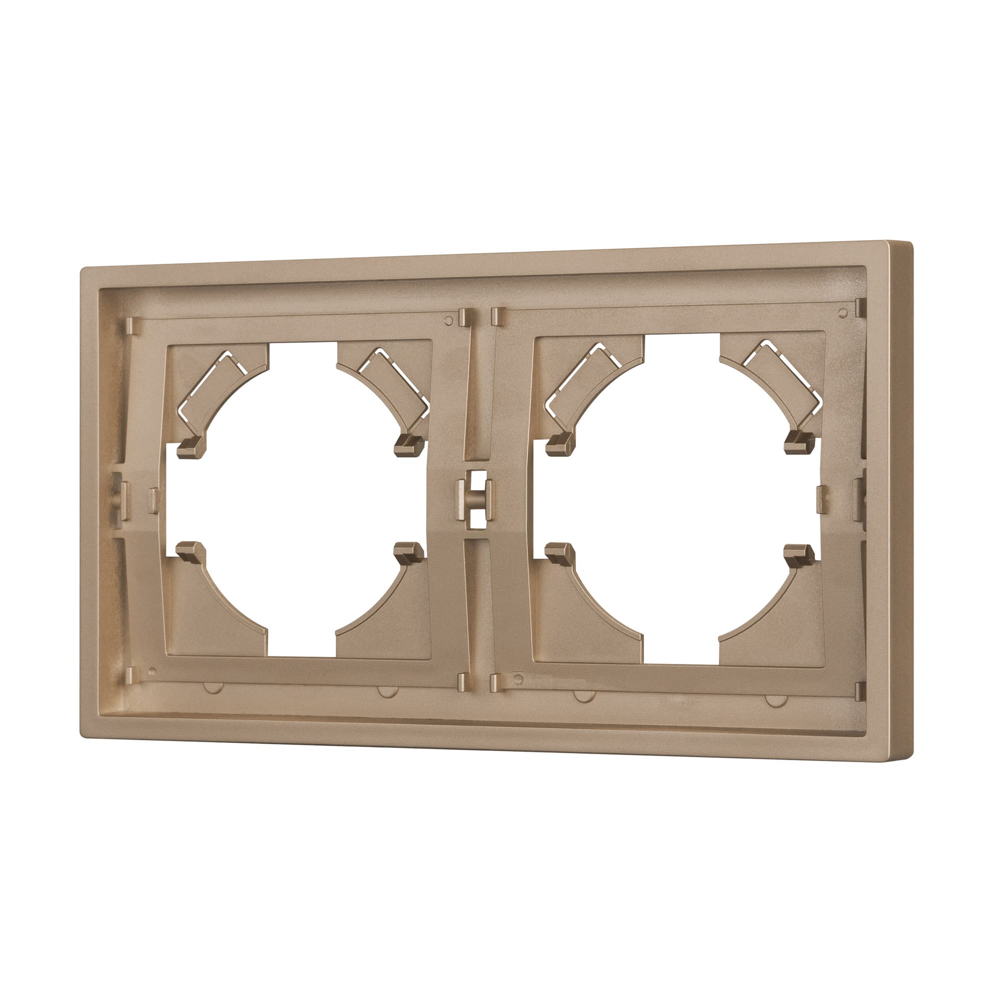 Рамка пластиковая FRM-TENDO-PL-2-GD (Arlight, Песочный) 053842