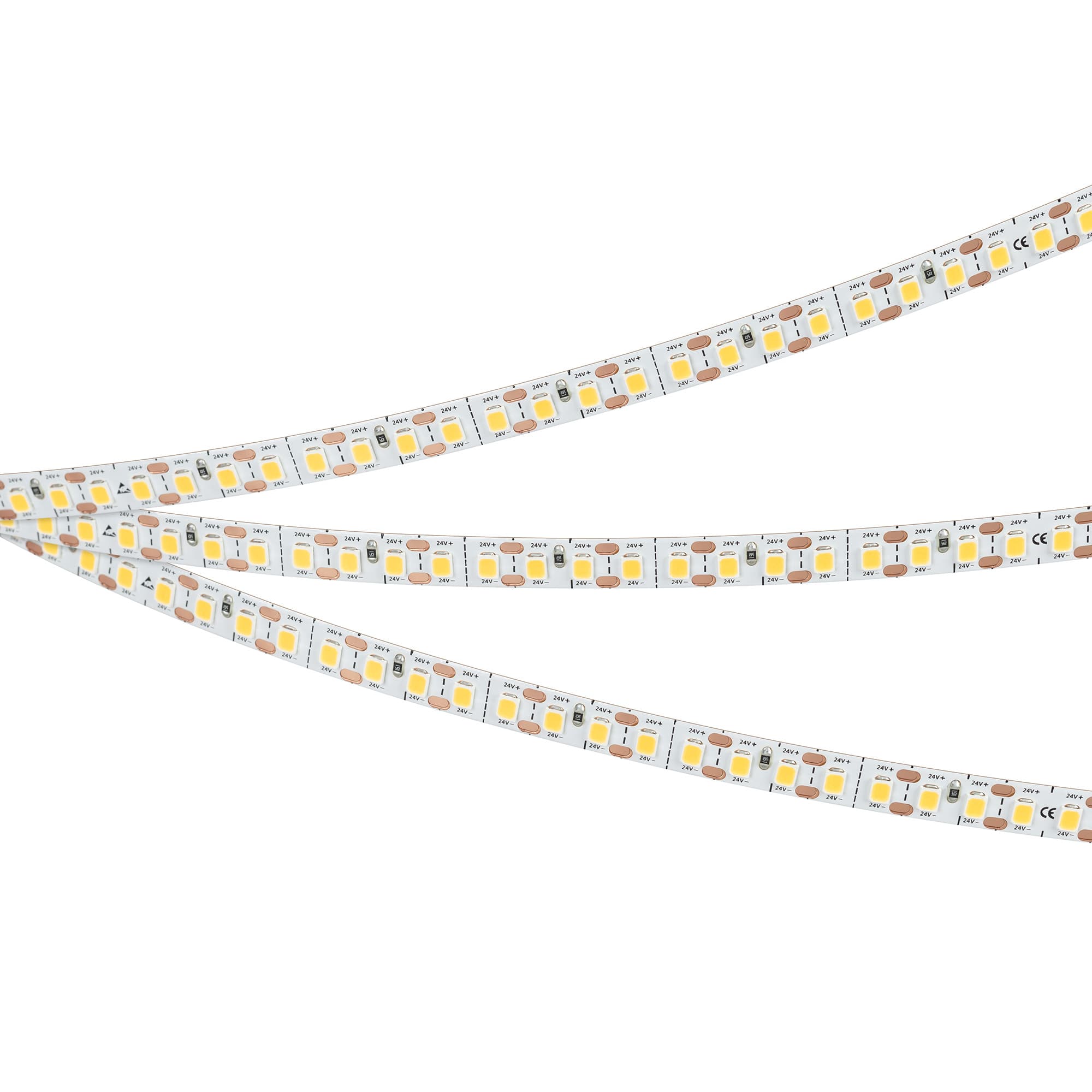 Светодиодная лента FC-A160-8mm 24V Warm3500-CX1 (14 W/m, IP20, 5m) (Arlight, резка 1 светодиод) 052933 — фото 3