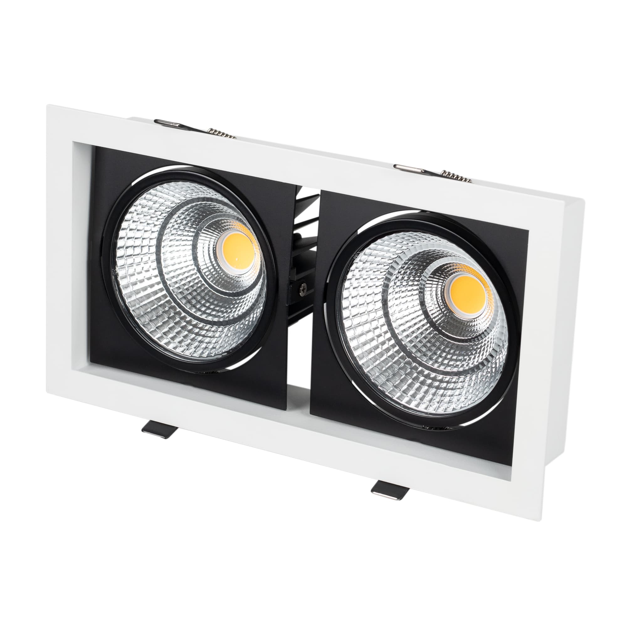 Светильник CL-KARDAN-S283x152-2x25W Warm3000 (WH-BK, 30 deg) (Arlight, IP20 Металл, 3 года) 028861