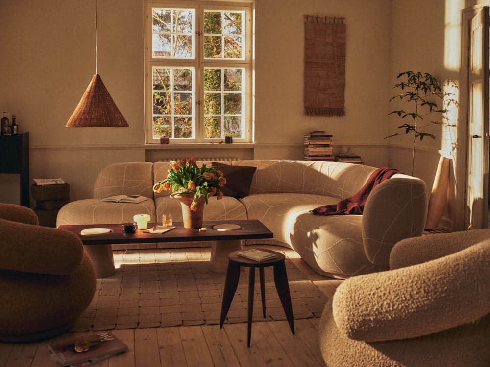 Ferm Living Grova Coffee Table - Travertine ferm LIVING — фото 3