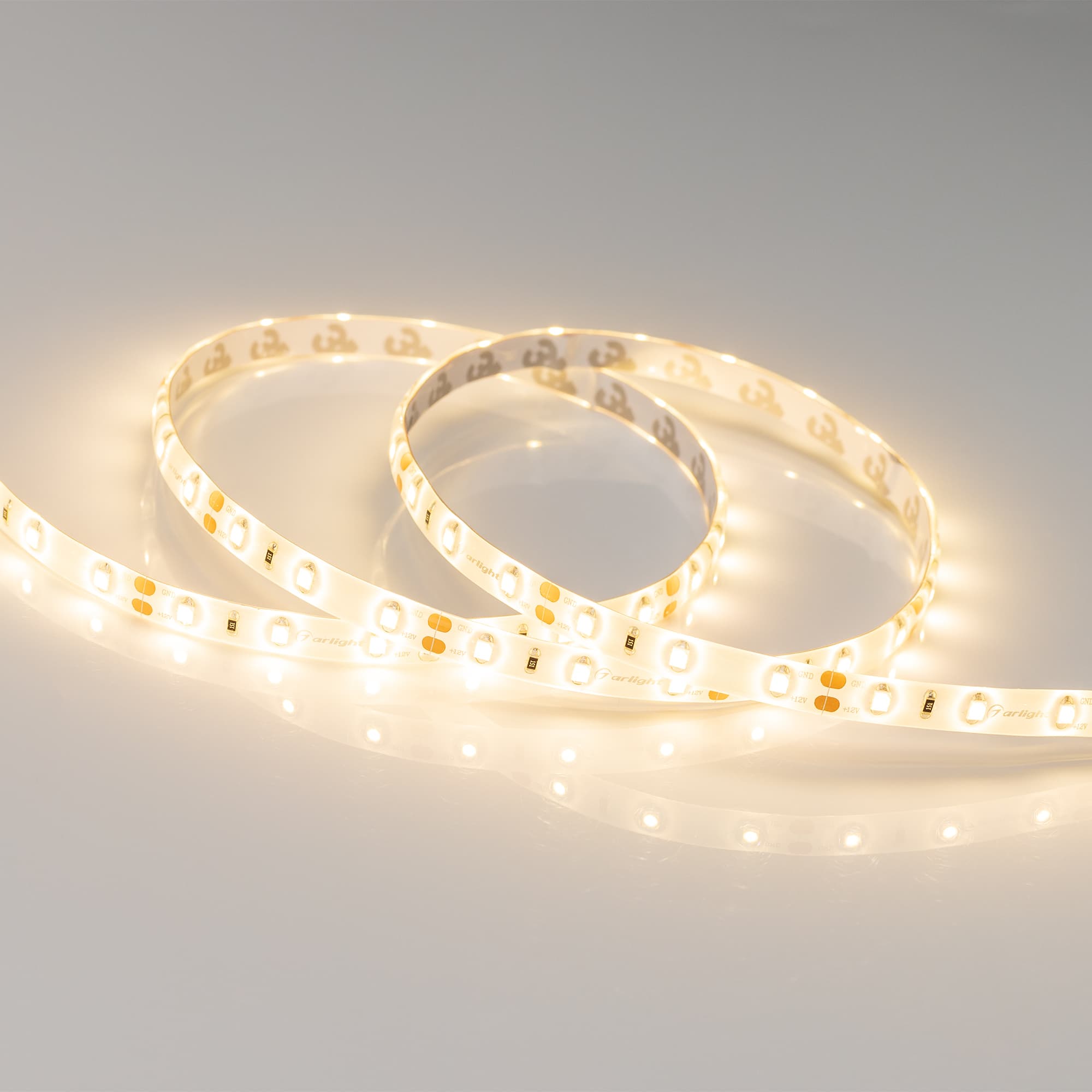 Светодиодная лента RTW 2-5000SE 12V Warm (3528, 300 LED, LUX) (Arlight, 4.8 Вт/м, IP65) 014795 — фото 3