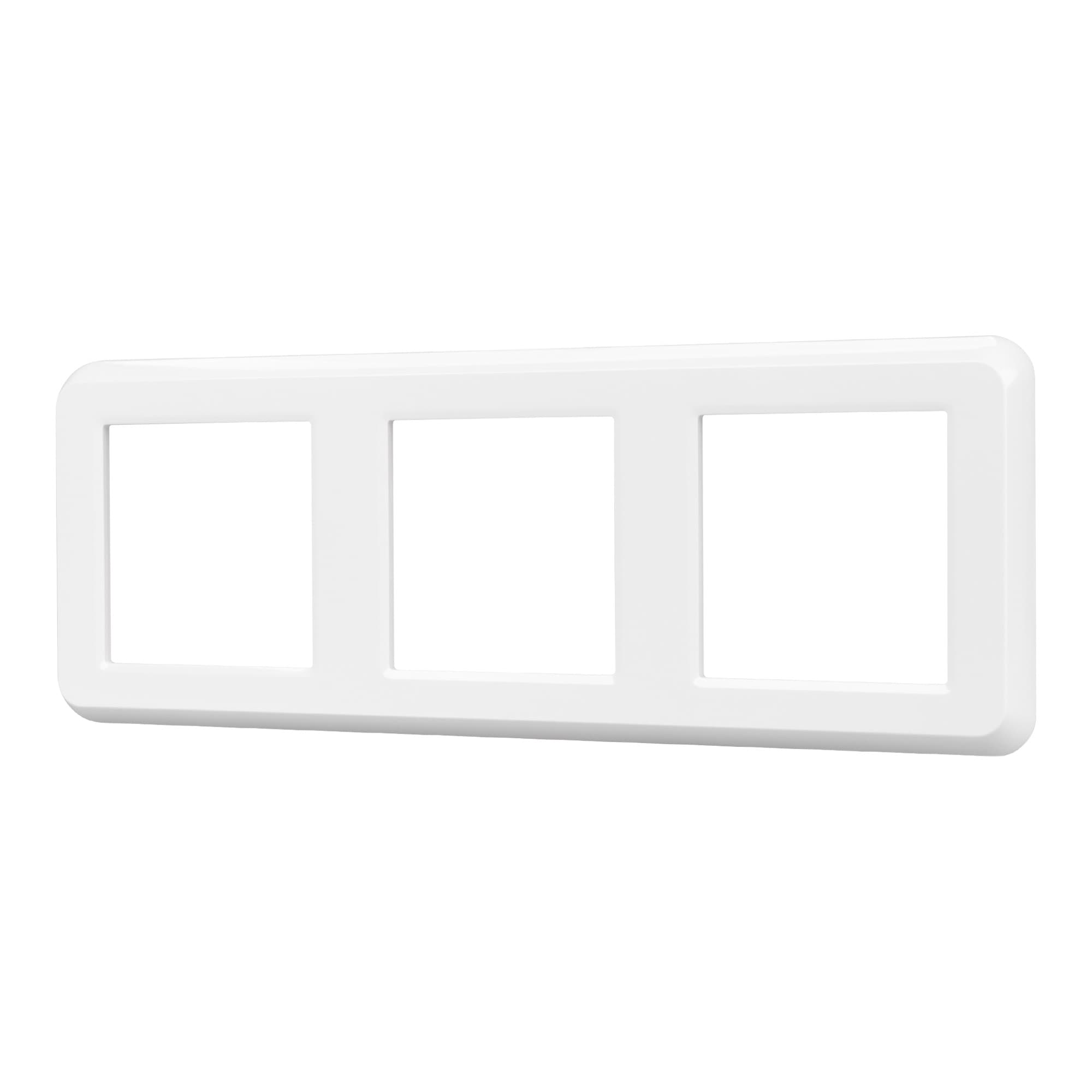 Рамка пластиковая FRM-VERSA-PL-3-WH (Arlight, -) 043782