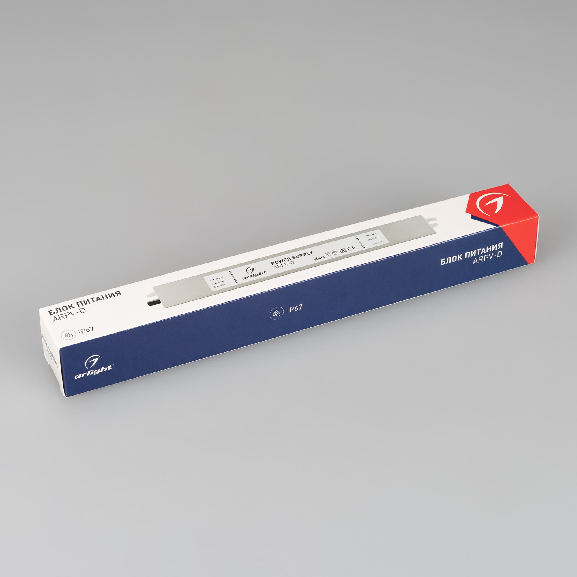 Блок питания ARPV-12060-SLIM-D (12V, 5A, 60W) (Arlight, IP67 Металл, 3 года) 022458(1) — фото 4