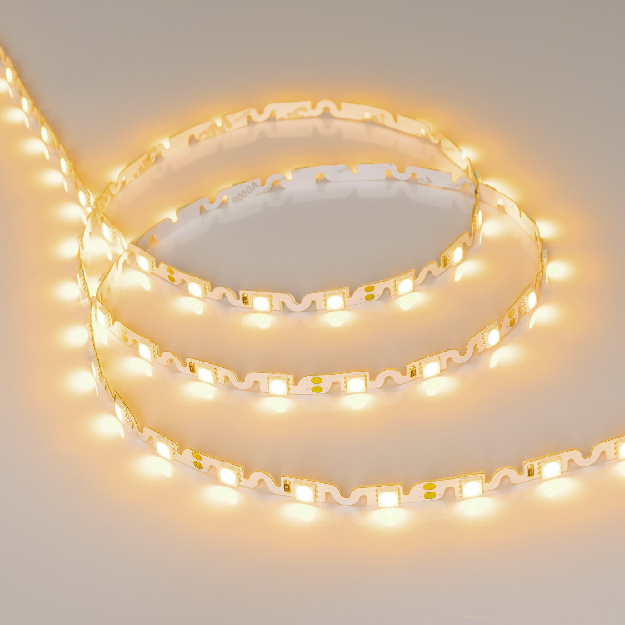 Светодиодная лента RZ 2-5000 12V Yellow 2x (5060, 240 LED, Wave) (Arlight, 11.5 Вт/м, IP20) 018216 — фото 2