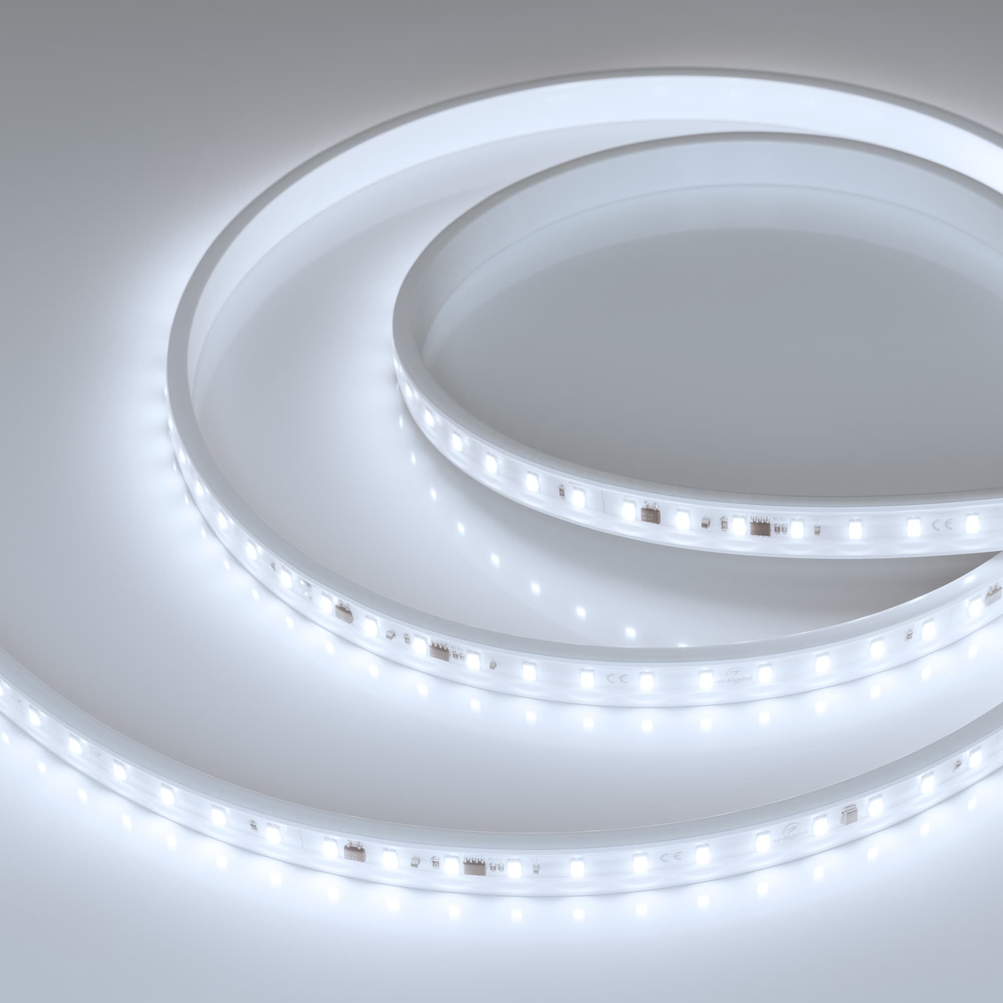 Светодиодная лента герметичная ARL-PV-С72-15.5mm 230V White6000 (14 W/m, IP65, 5630, 50m) (Arlight, 14.4 Вт/м, IP65) 027051(2) — фото 1