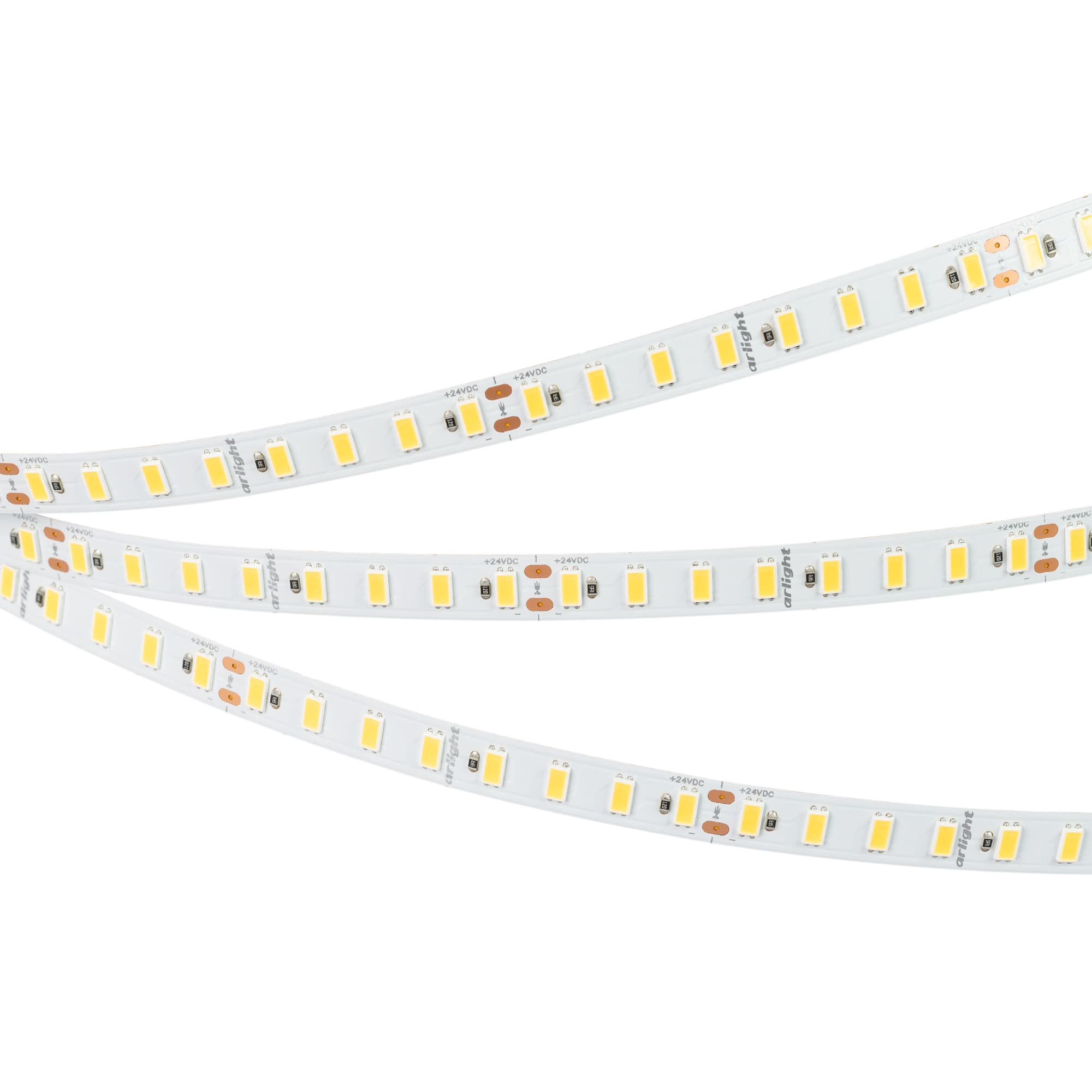 Светодиодная лента ULTRA-C112-10mm 24V Warm2700 (19.2 W/m, IP20, 5630, 5m) (Arlight, высок.эфф.160 лм/Вт) 037454 — фото 2