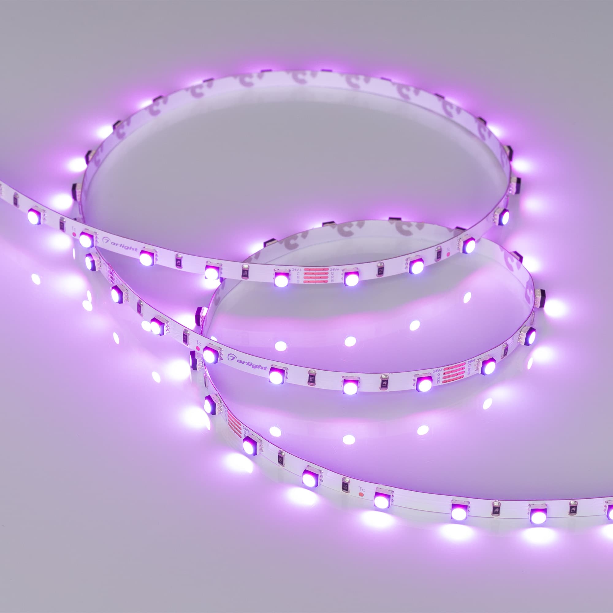 Светодиодная лента MINI-60-24V RGB 5mm (3535, 5m, LUX) (Arlight, 6 Вт/м, IP20) 025706 — фото 4