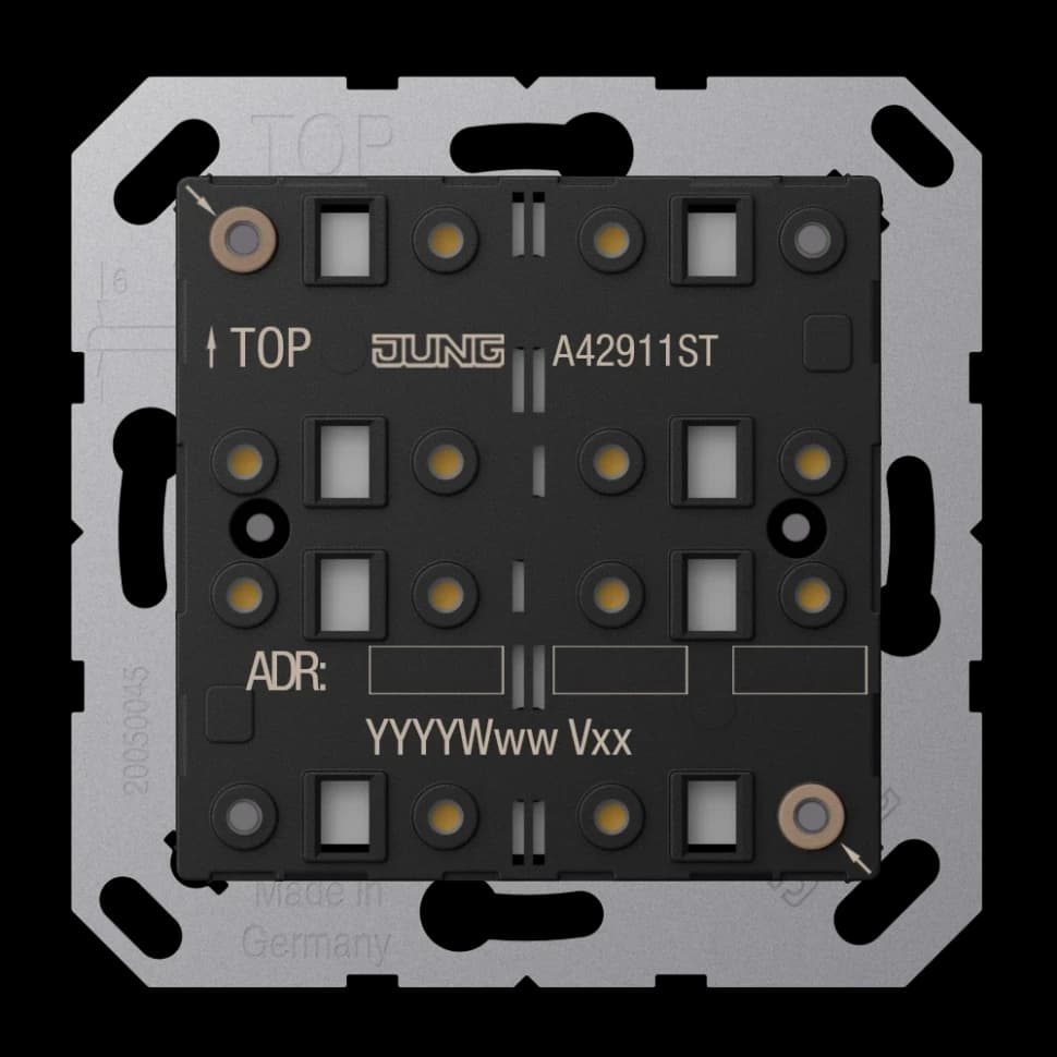 Jung KNX кнопочный модуль Универсальный, F40, Secure, серия AS/A, 1 группа, A42911ST A42911ST