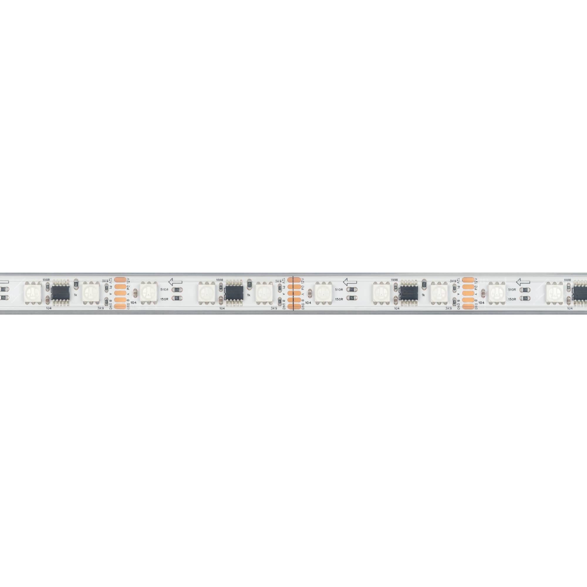 Светодиодная лента герметичная DMX-PS-B60-12mm 12V RGB-PX3 (14 W/m, IP67, 5060, 5m) (Arlight, -) 039605 — фото 3