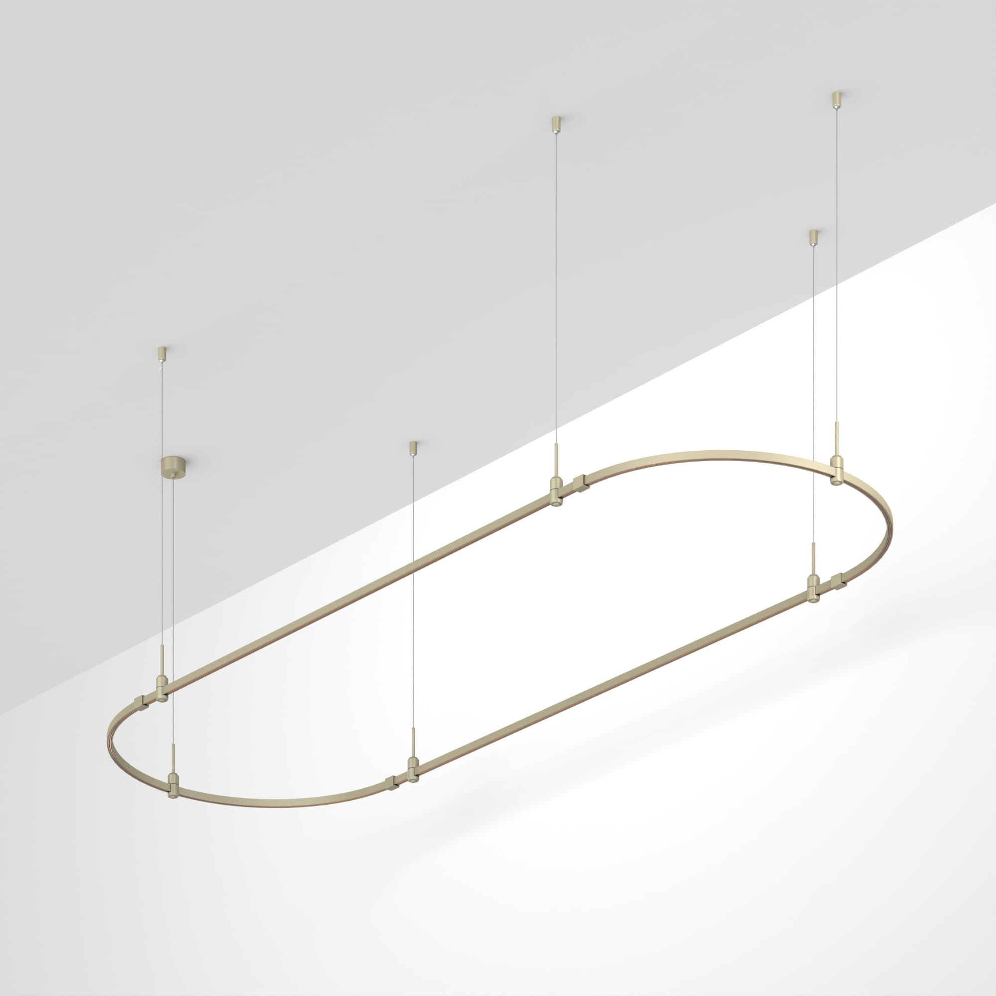 Основание ART-APRIORI-OVAL-HANG-3000x1000 (OG) (Arlight, IP20 Металл, 3 года) 054413