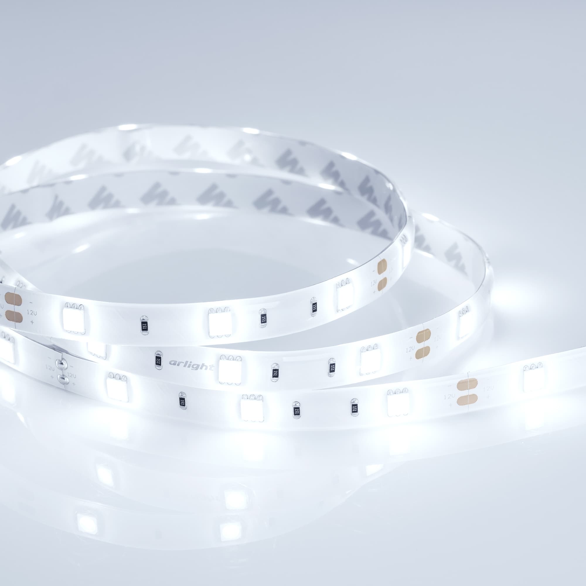 Светодиодная лента RTW 2-5000SE 12V Cool (5060, 150 LED, LUX) (Arlight, 7.2 Вт/м, IP65) 016834 — фото 4