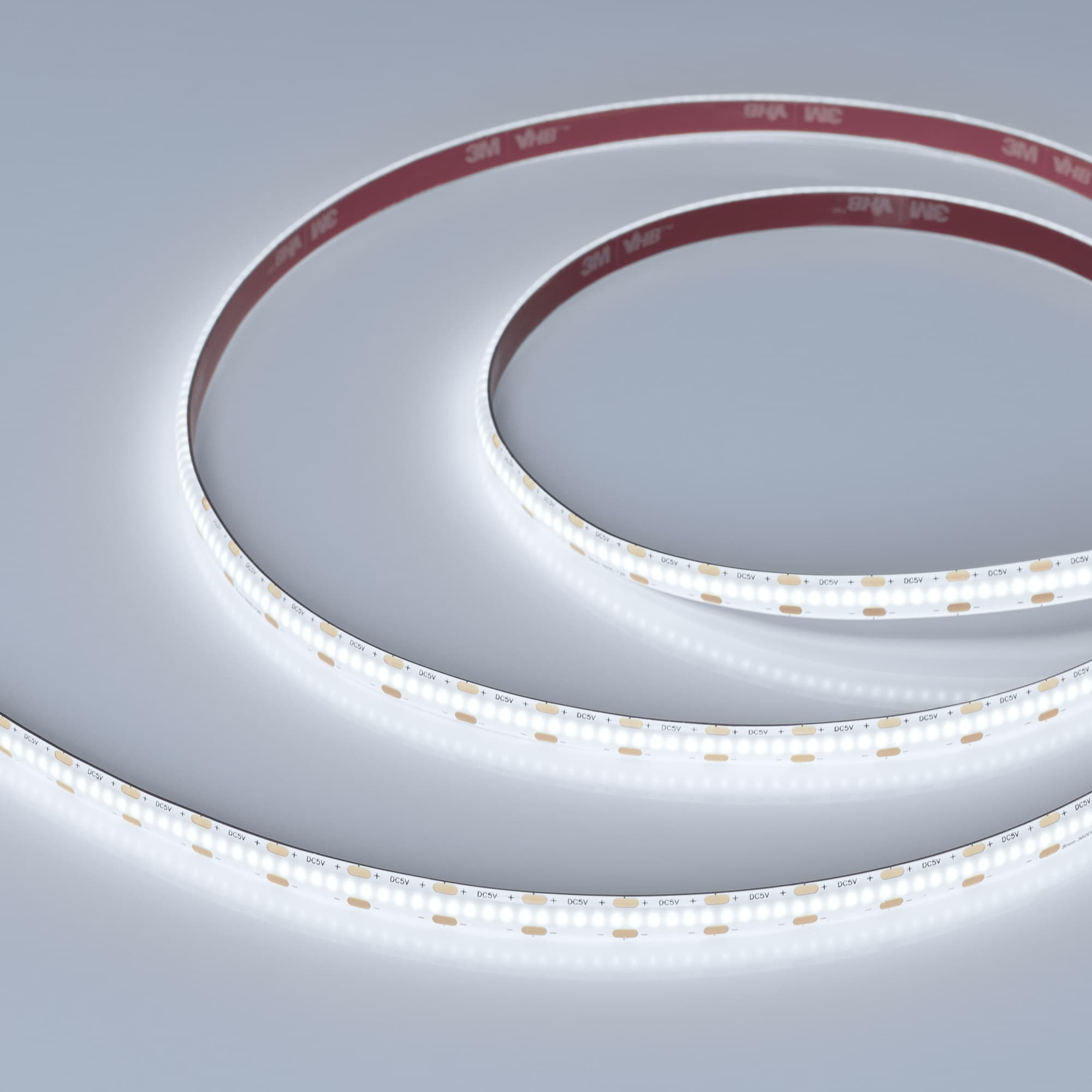 Светодиодная лента герметичная COB-SE-X360-8mm 5V White6000 (5 W/m, IP65, CSP, 5m) (Arlight, -) 041708 — фото 1