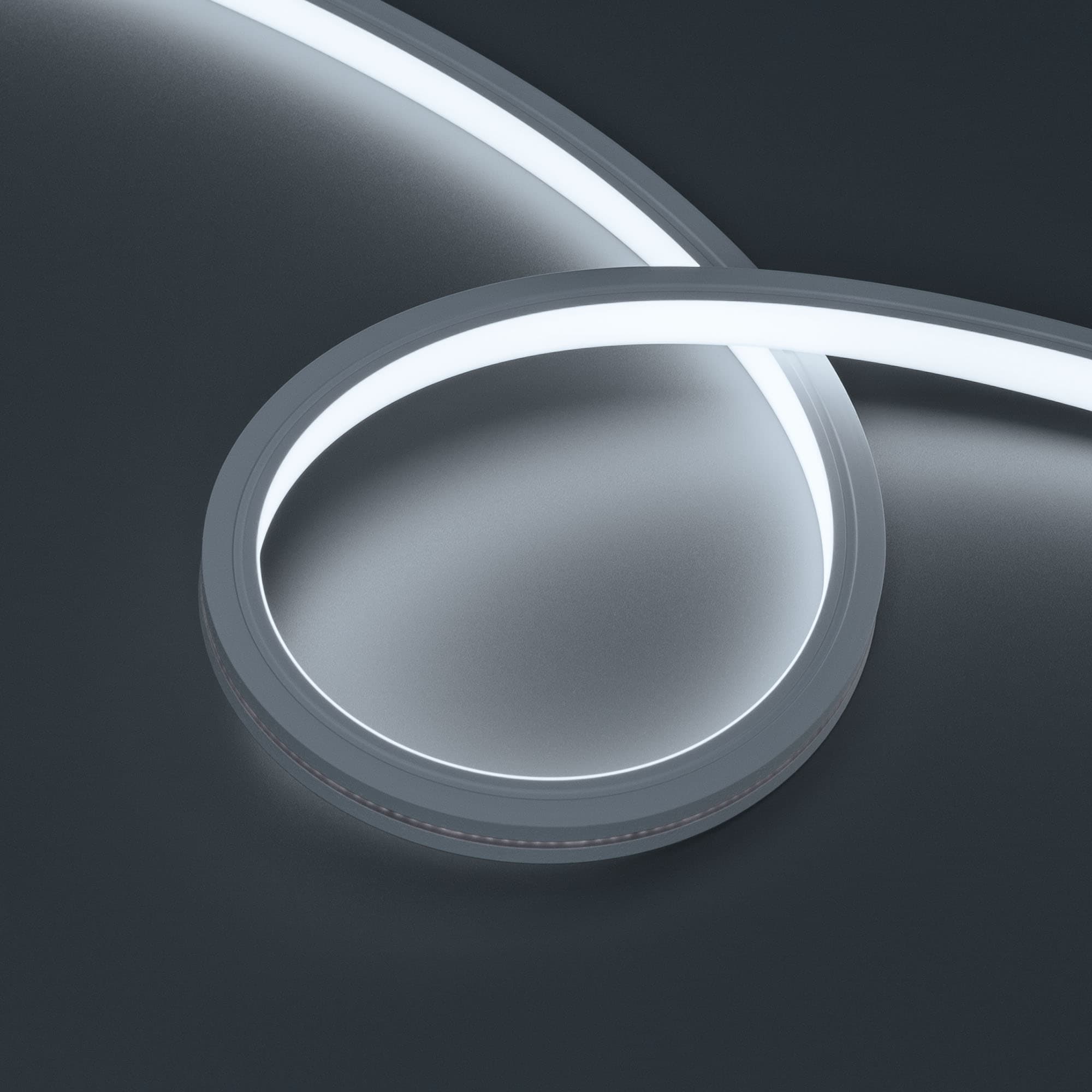 Светодиодная лента герметичная MOONLIGHT-TOP-X320-13x12mm 24V White6000 (5 W/m, IP67, sauna, 15m, wire x2) (Arlight, Вывод вниз, 3 года) 051135