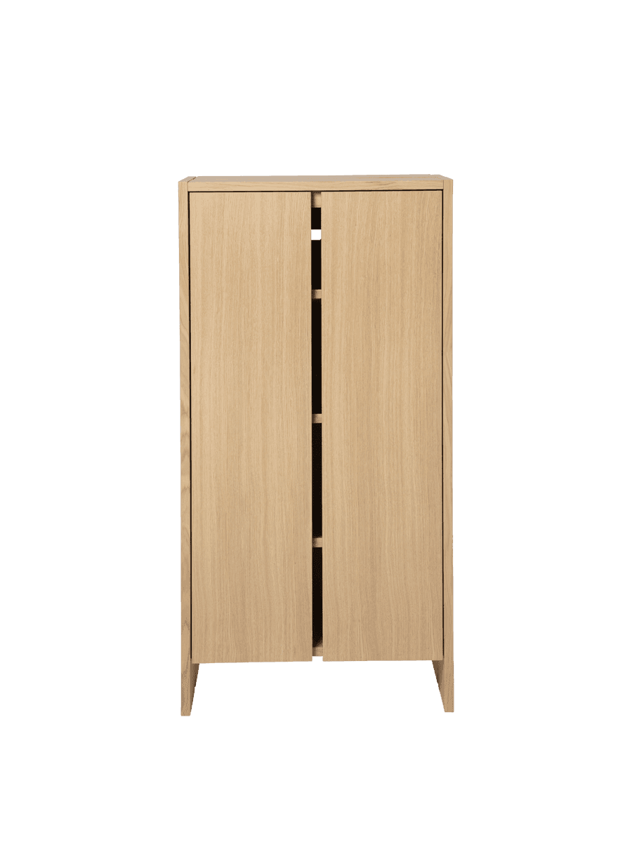 Ferm Living Parcel Hallway Cabinet - Tall - Natural Oak