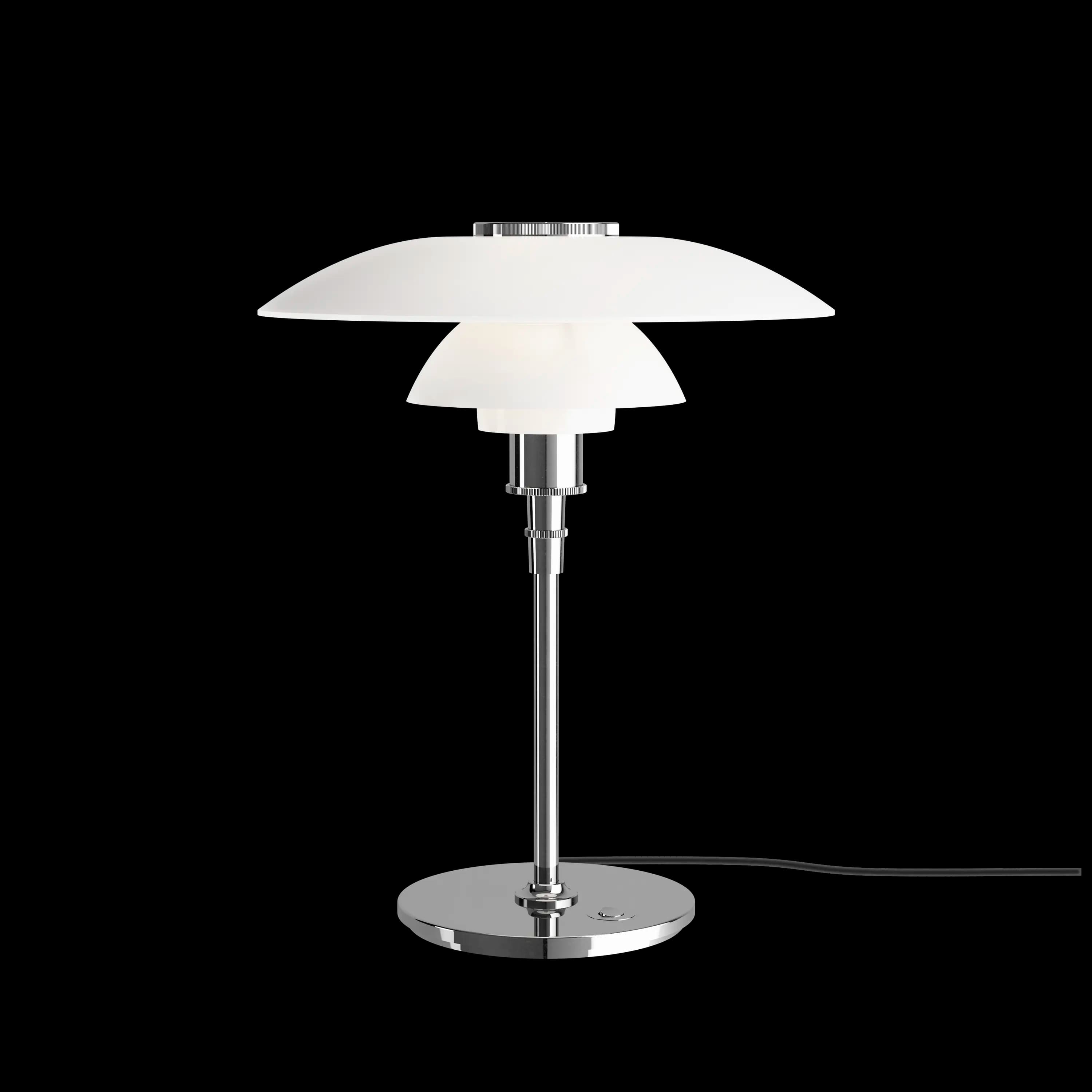 Louis Poulsen PH 4½-3½ Table Lamp High lustre chrome plated — фото 1