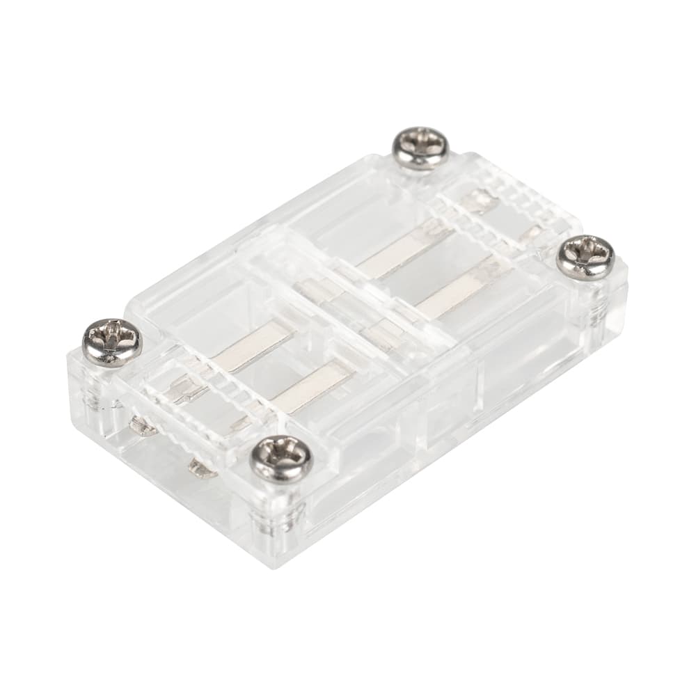 Коннектор прямой для ленты ARL-50000PV (15.5x6mm) прозрачный (Arlight, Пластик) 027067 — фото 1