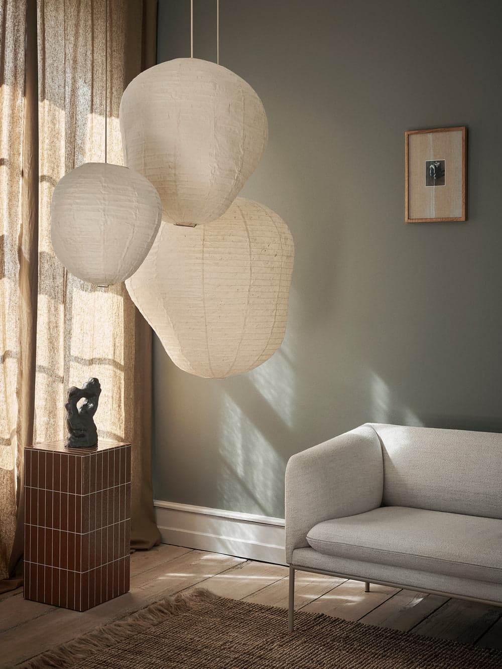 Ferm Living Kurbis Lampshade - 40 - Natural ferm LIVING — фото 3