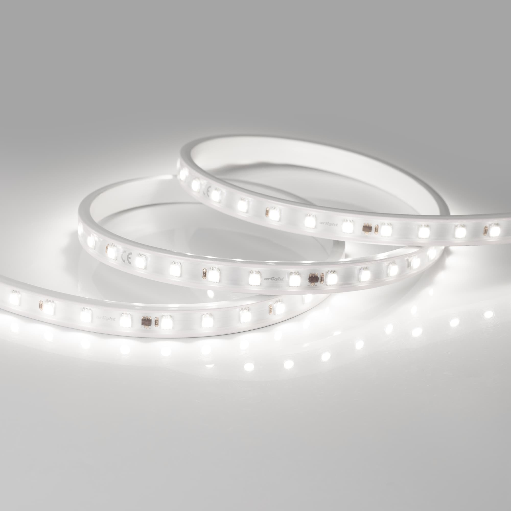 Светодиодная лента герметичная ARL-PV-B54-15.5mm 230V White6000 (8 W/m, IP65, 5060, 50m) (Arlight, 8 Вт/м, IP65) 027056(2) — фото 4