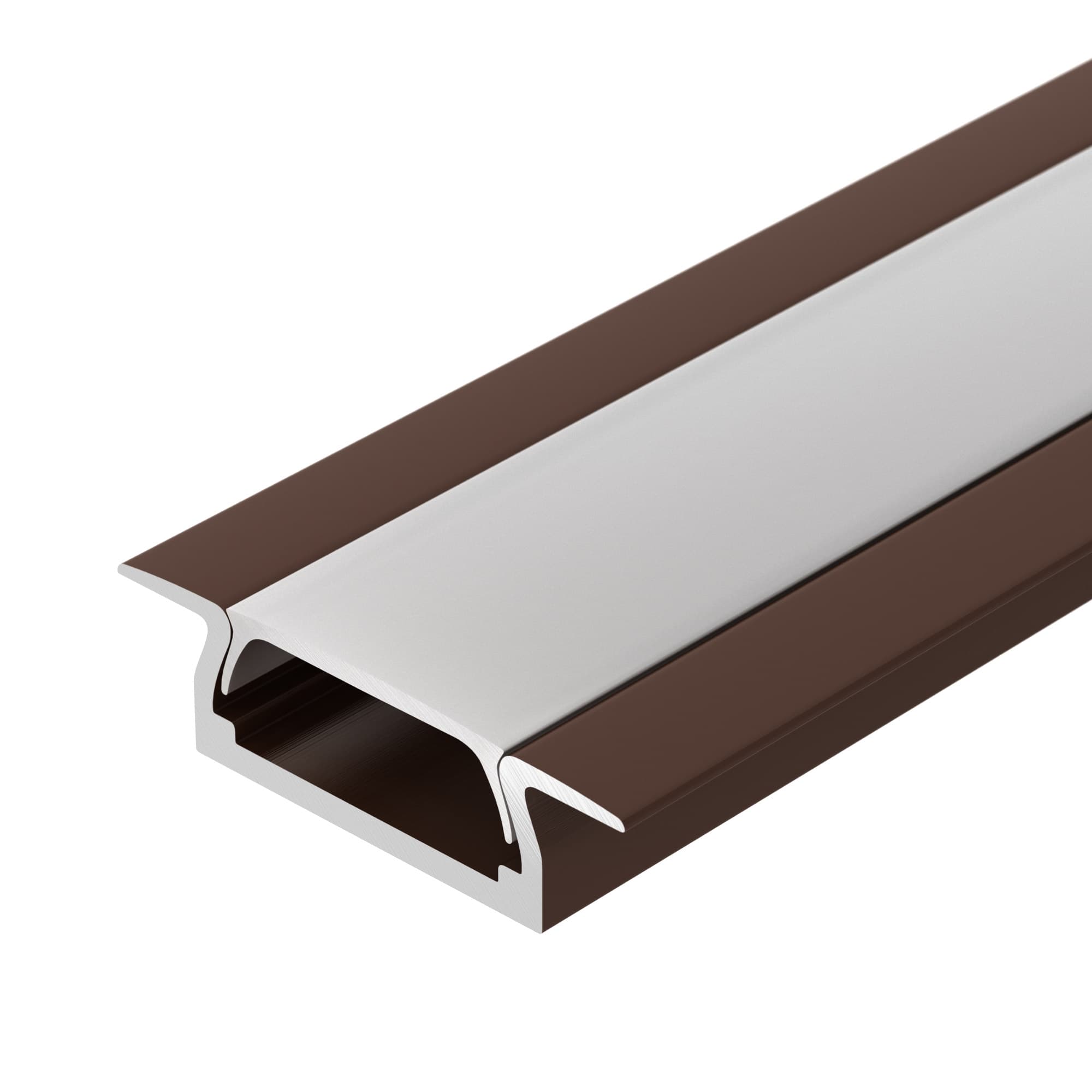 Профиль MIC-F-2000 ANOD Brown Light (Arlight, Алюминий) 017654 Arlight — фото 1