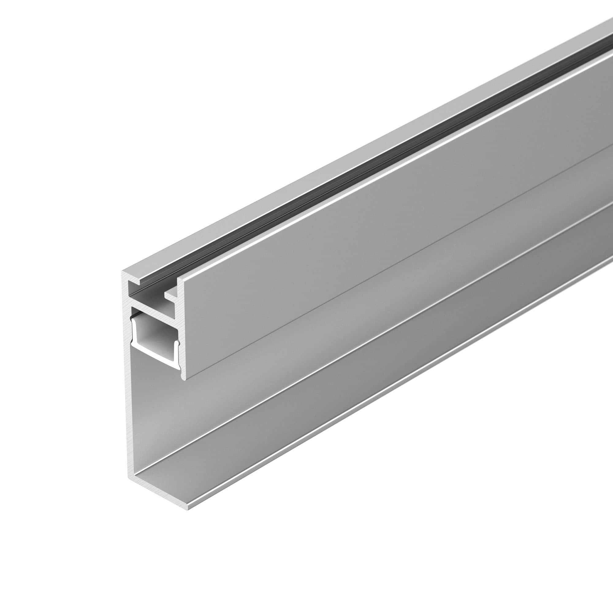 Профиль PLINTUS-H35-F-2000 ANOD (Arlight, Алюминий) 046858 — фото 1