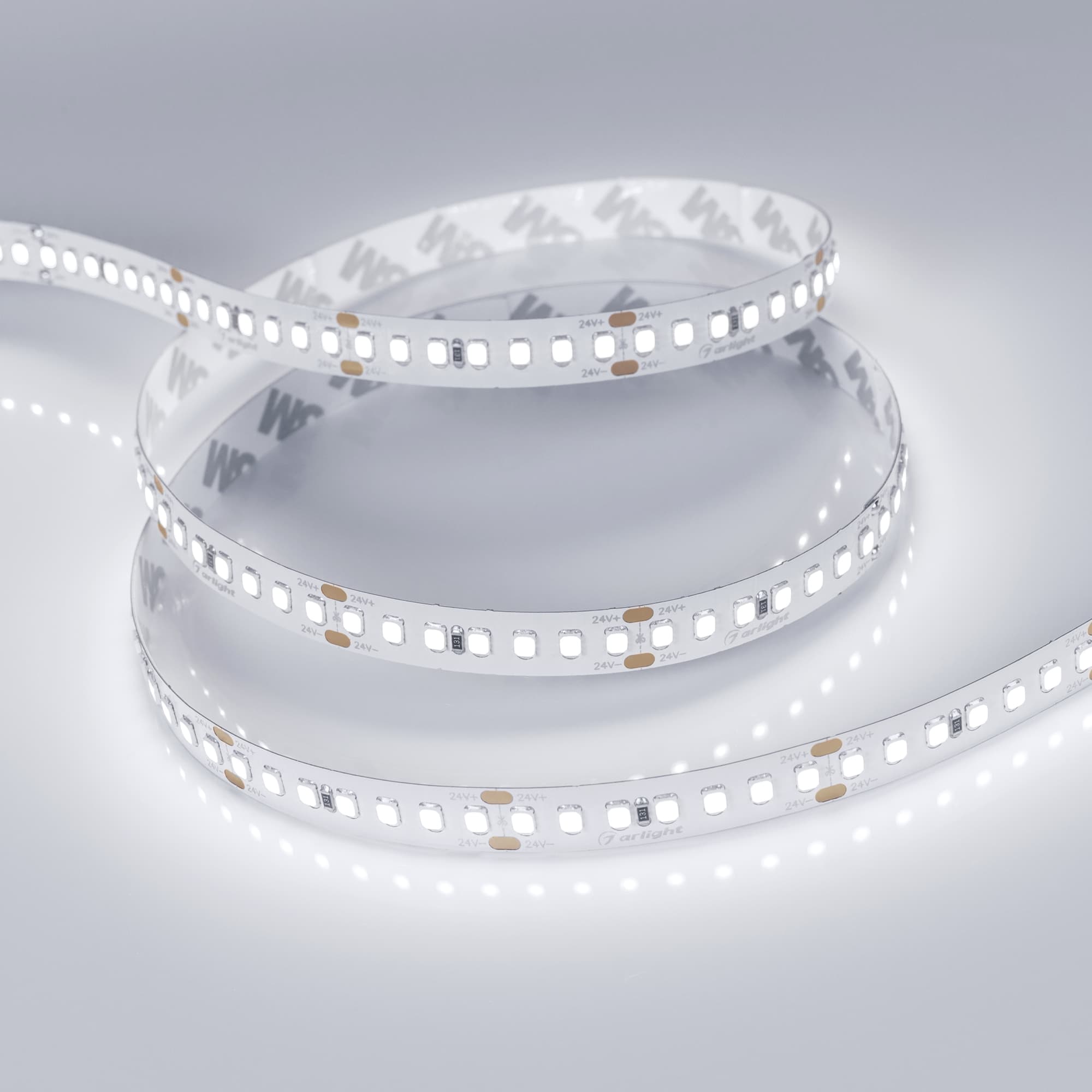 Светодиодная лента RT 2-5000 24V White6000 3x (2835, 840 LED, LUX) (Arlight, 17 Вт/м, IP20) 019093(B) — фото 3