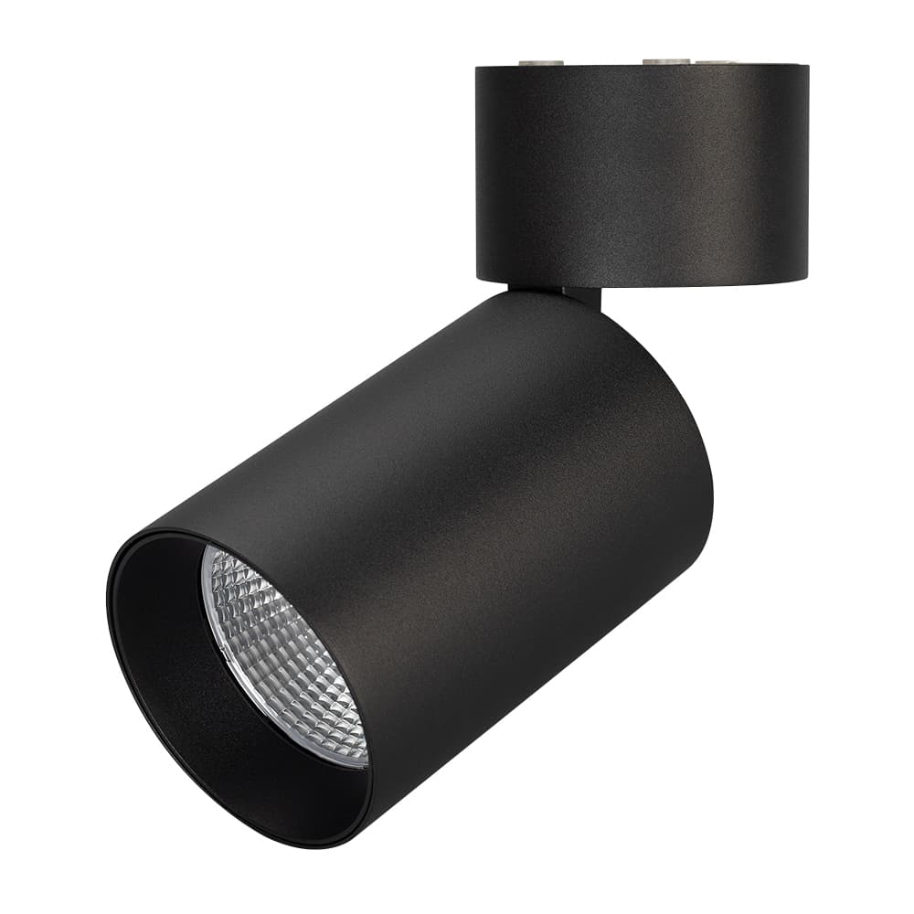 Светильник SP-POLO-SURFACE-FLAP-R85-15W White5000 (BK-BK, 40 deg) (Arlight, IP20 Металл, 3 года) 027554