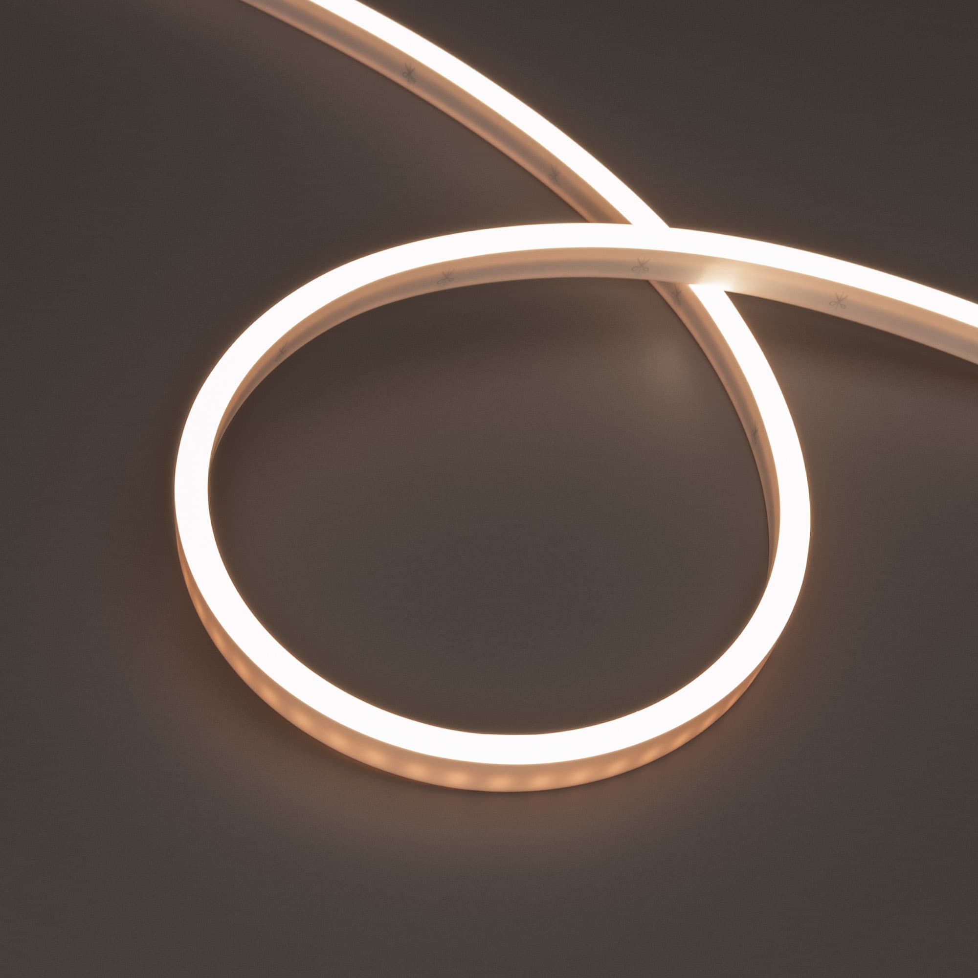 Светодиодная лента герметичная WAVE-SIDE-PU-A120-06x12mm 24V Day4000 (8 W/m, IP68, 1m, wire x1) (Arlight, Вывод прямой, 3 года) 052585