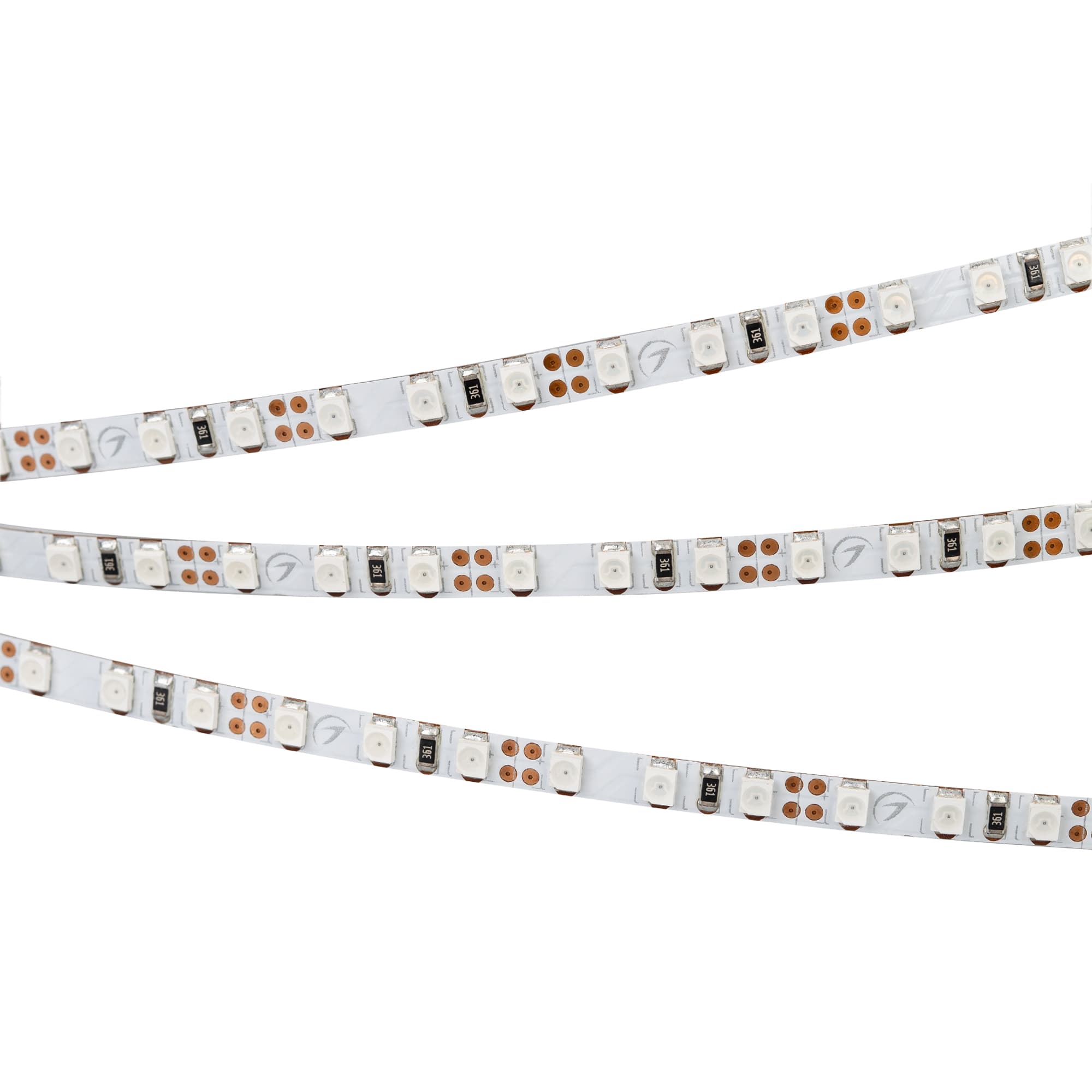 Светодиодная лента RT 2-5000 12V Yellow 5mm 2x (3528, 600 LED, LUX) (Arlight, 9.6 Вт/м, IP20) 015006 — фото 1