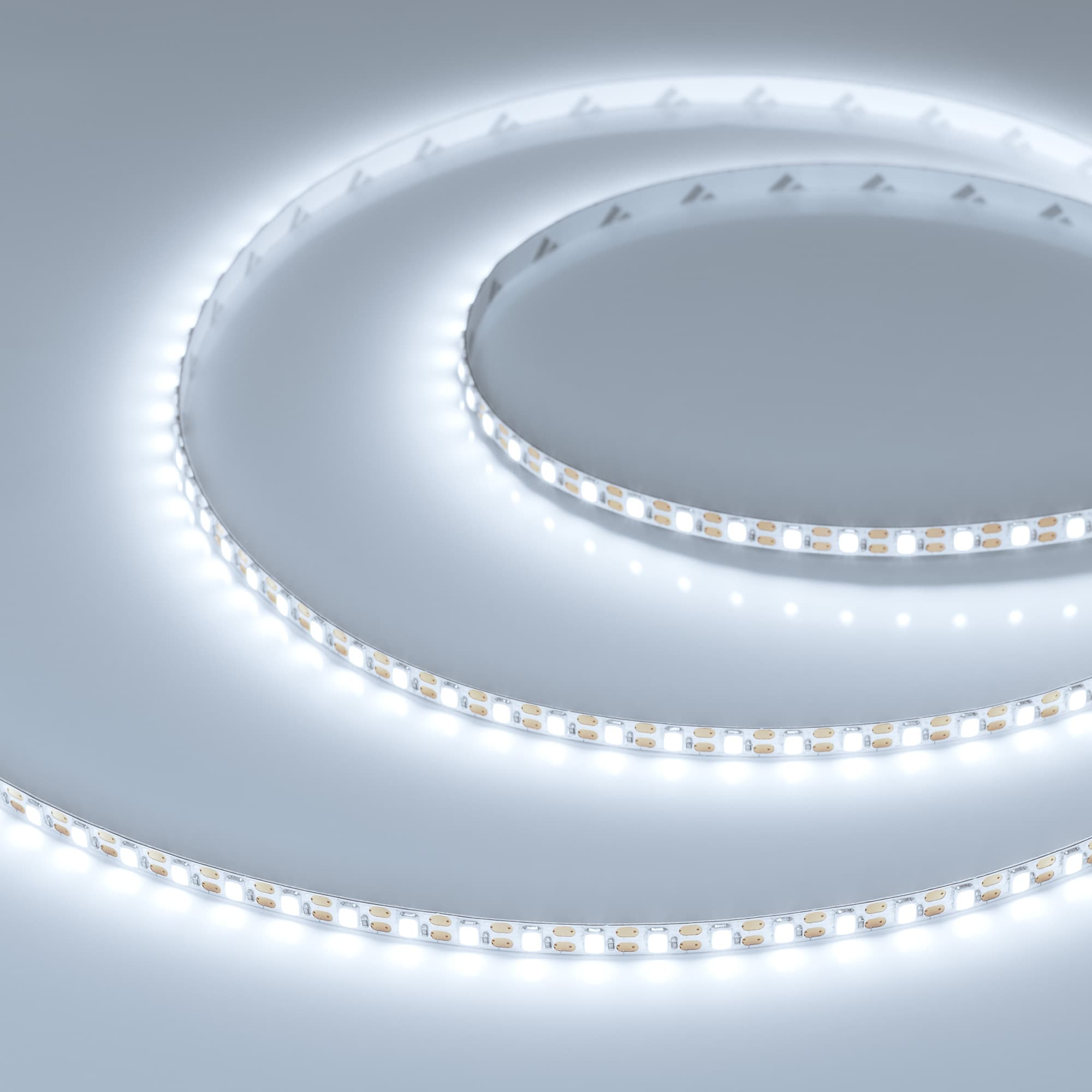 Светодиодная лента FC-A120-5mm 24V White6000-CX1 (10 W/m, IP20, 5m) (Arlight, резка 1 светодиод) 052777 — фото 1