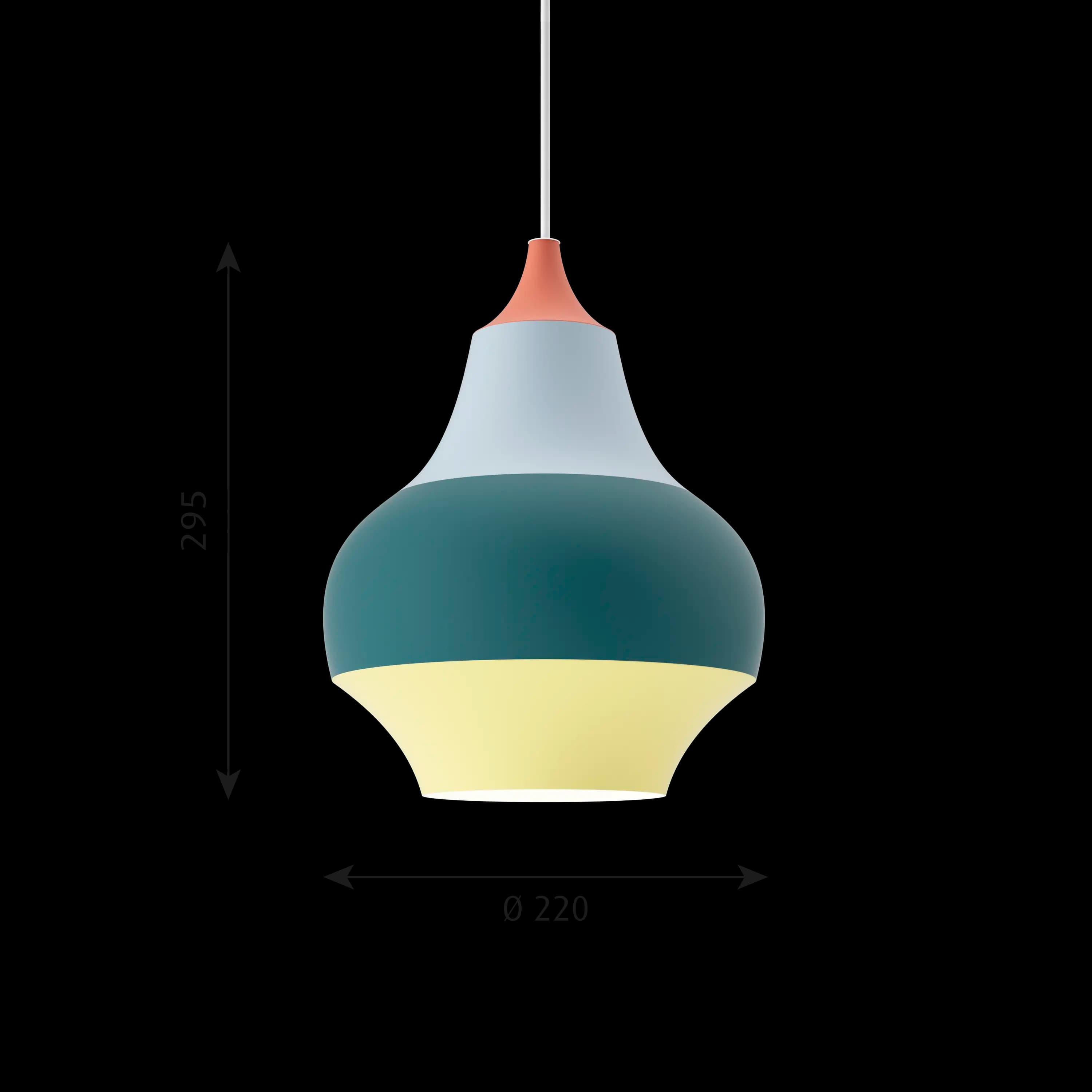 Louis Poulsen Cirque Pendant Red top Ø 220 — фото 2