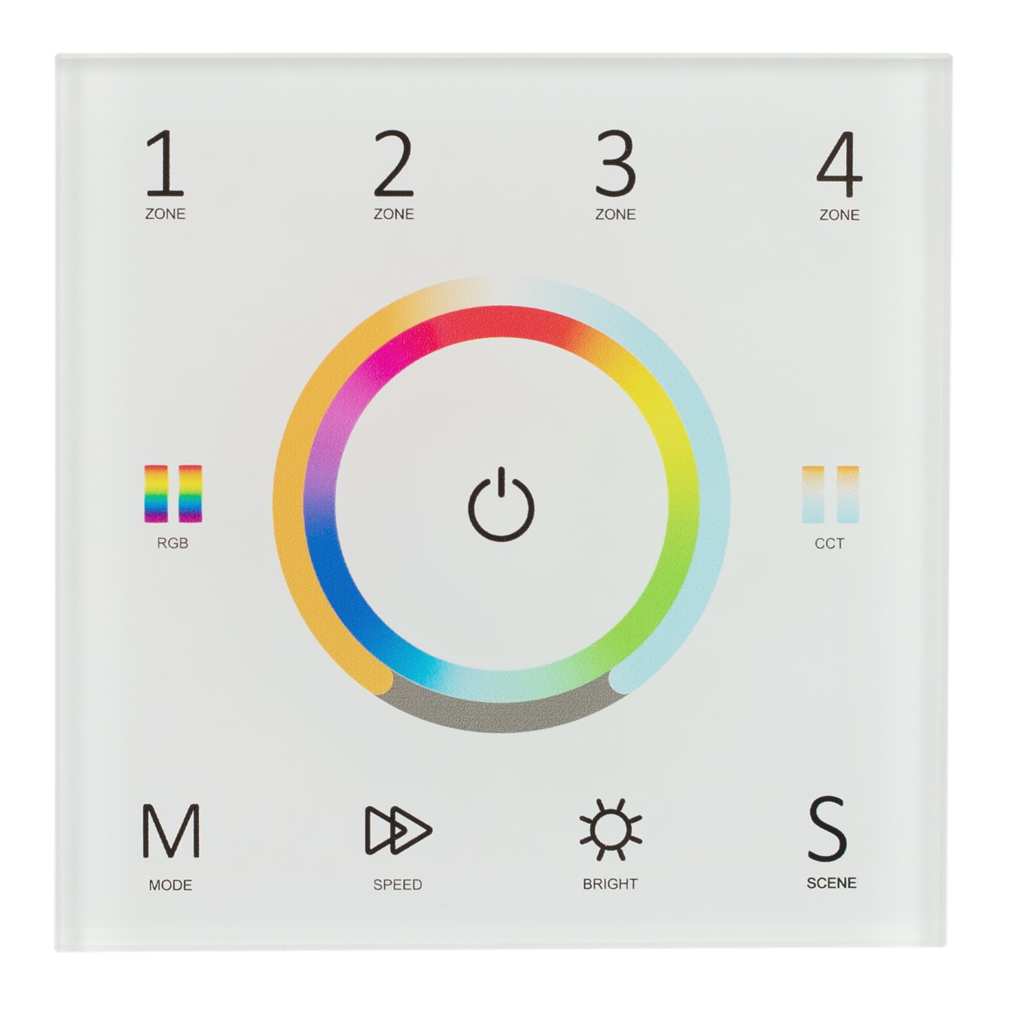 Панель Sens SMART-P67-MULTI White (230V, 4 зоны, 2.4G) (Arlight, IP20 Пластик, 5 лет) 028321 Arlight — фото 2