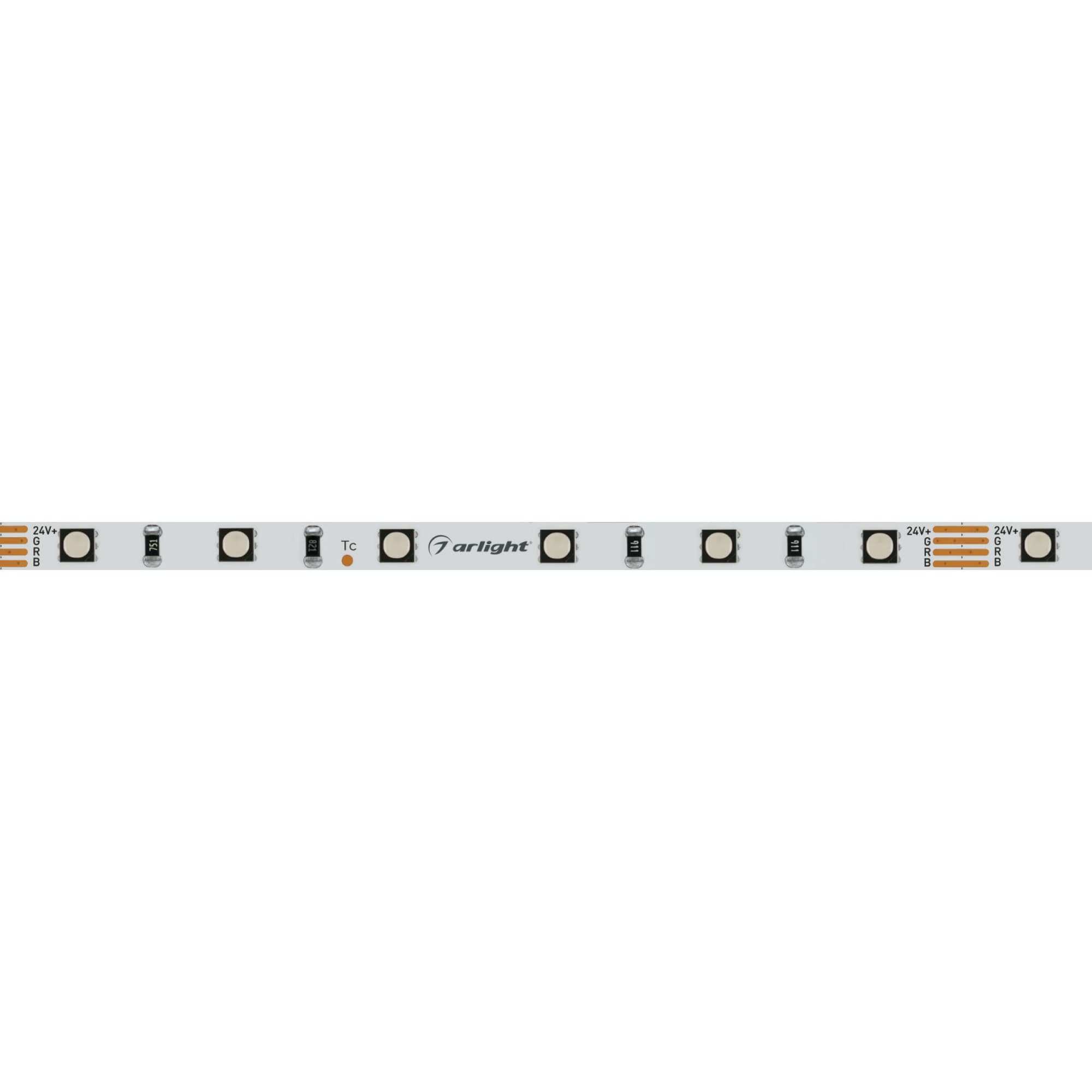 Светодиодная лента MINI-60-24V RGB 5mm (3535, 5m, LUX) (Arlight, 6 Вт/м, IP20) 025706 — фото 3