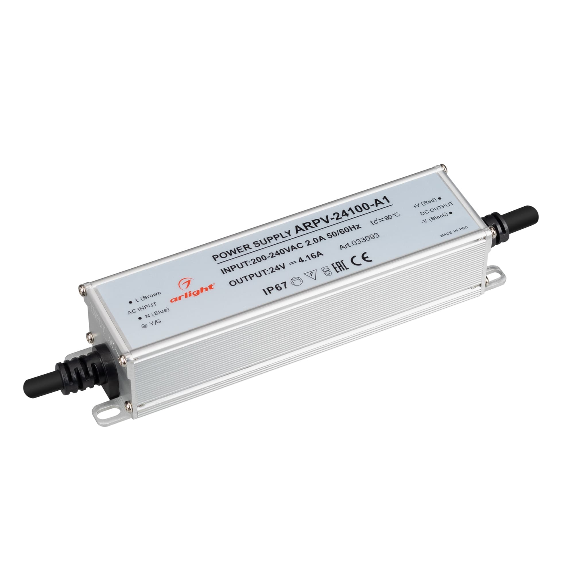 Блок питания ARPV-24100-A1 (24V, 4.16A, 100W) (Arlight, IP67 Металл, 3 года) 033093 — фото 1