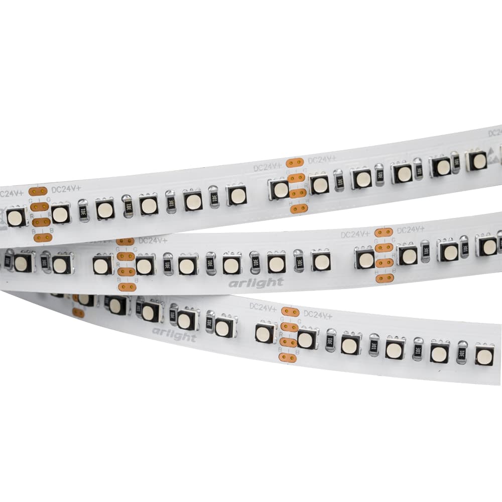 Светодиодная лента MINI-F120-12mm 24V RGB (22.4 W/m, IP20, 3535, 5m) (Arlight, Открытый) 022719(2) Arlight — фото 5