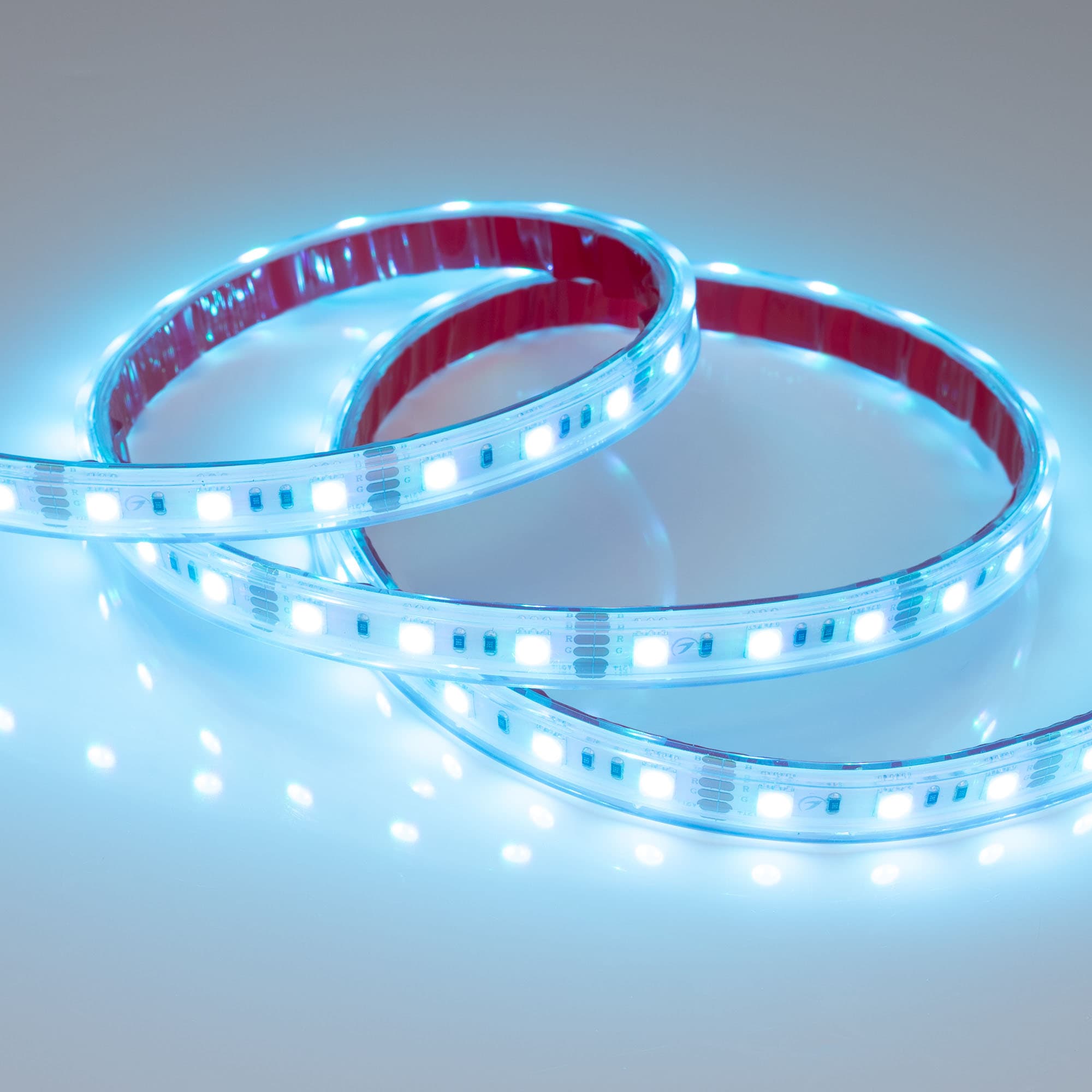 Светодиодная лента RTW 2-5000PS 12V RGB 2x (5060, 300 LED, LUX) (Arlight, 14.4 Вт/м, IP67) 021402 — фото 4