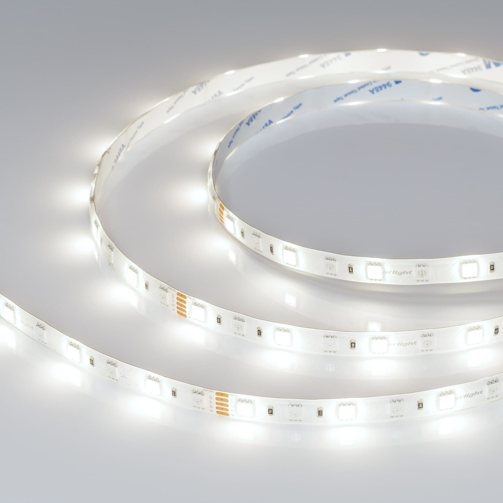 Светодиодная лента RTW-SE-B60-10mm 24V RGBW-White (14.4 W/m, IP65, 5060, 5m) (Arlight, Открытый) 034184 — фото 4