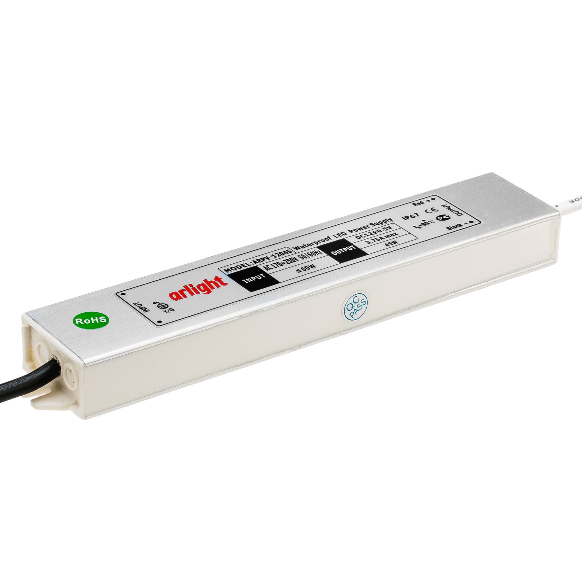 Блок питания ARPV-12045 (12V, 3.75A, 45W) (Arlight, Металл) 013550