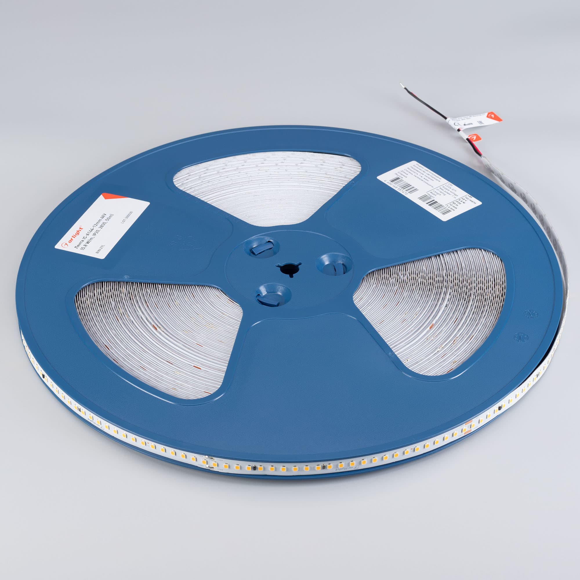 Светодиодная лента IC-A144-12mm 48V Day5000 (5.8 W/m, IP20, 2835, 50m) (Arlight, 5.8 Вт/м, IP20) 026982(2) — фото 3