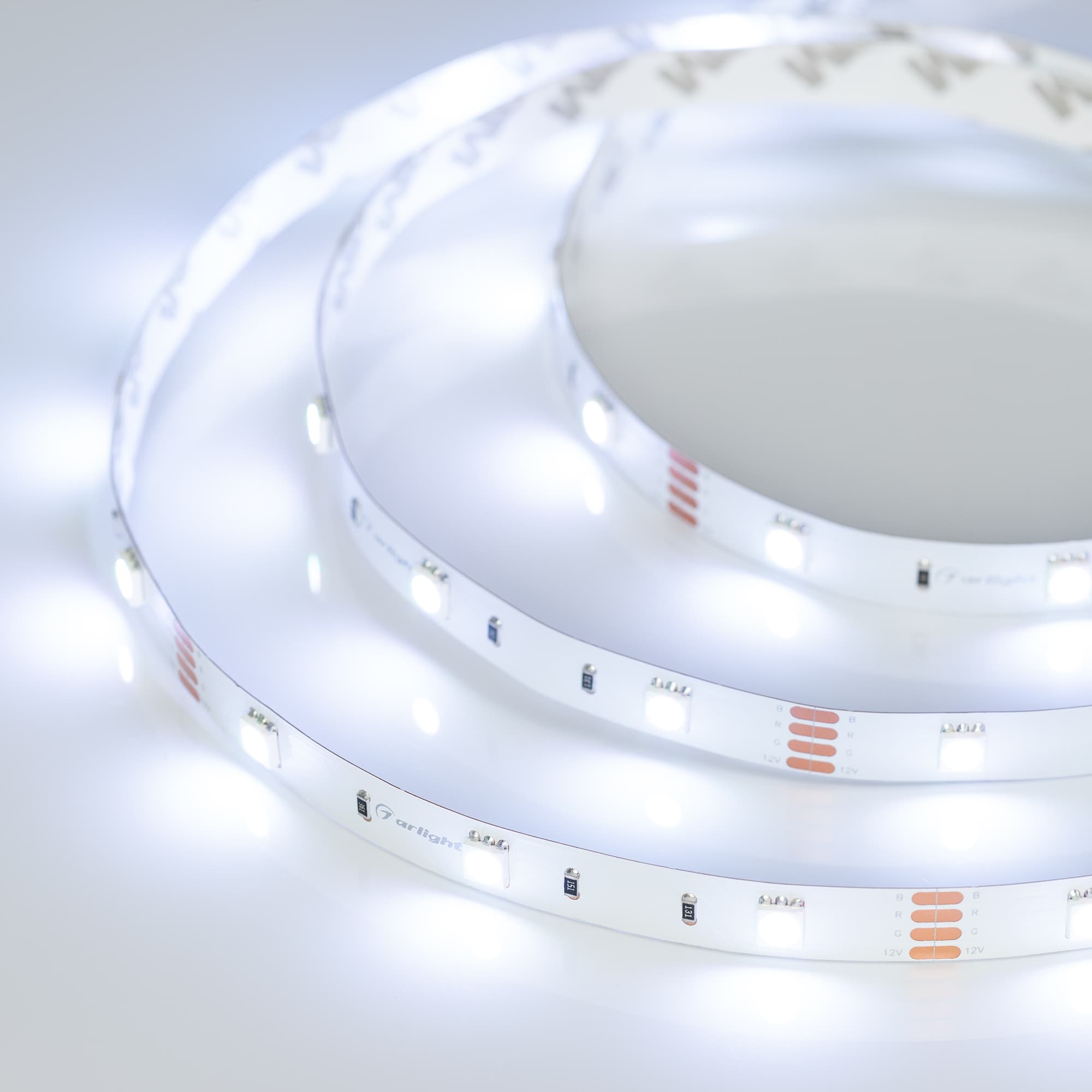 Светодиодная лента RT-B30-10mm 12V RGB (7.2 W/m, IP20, 5060, 5m) (Arlight, Открытый) 010596(2) — фото 6