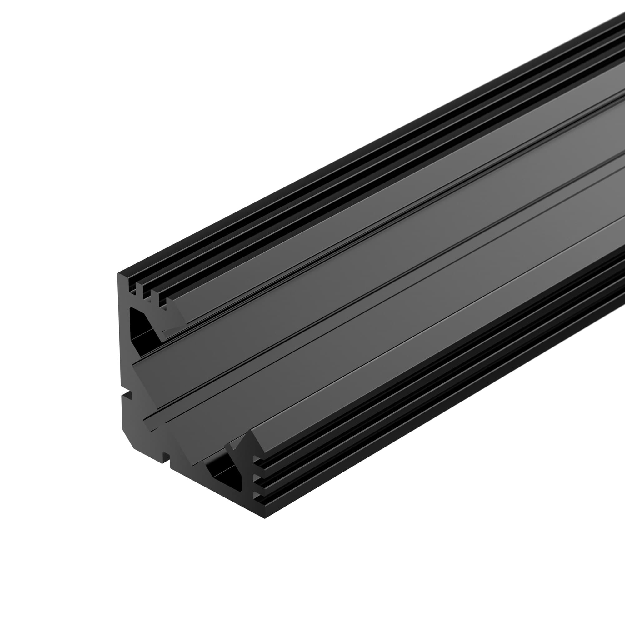 Профиль PDS45-T-2000 ANOD Black RAL9005 (Arlight, Алюминий) 020897 — фото 2