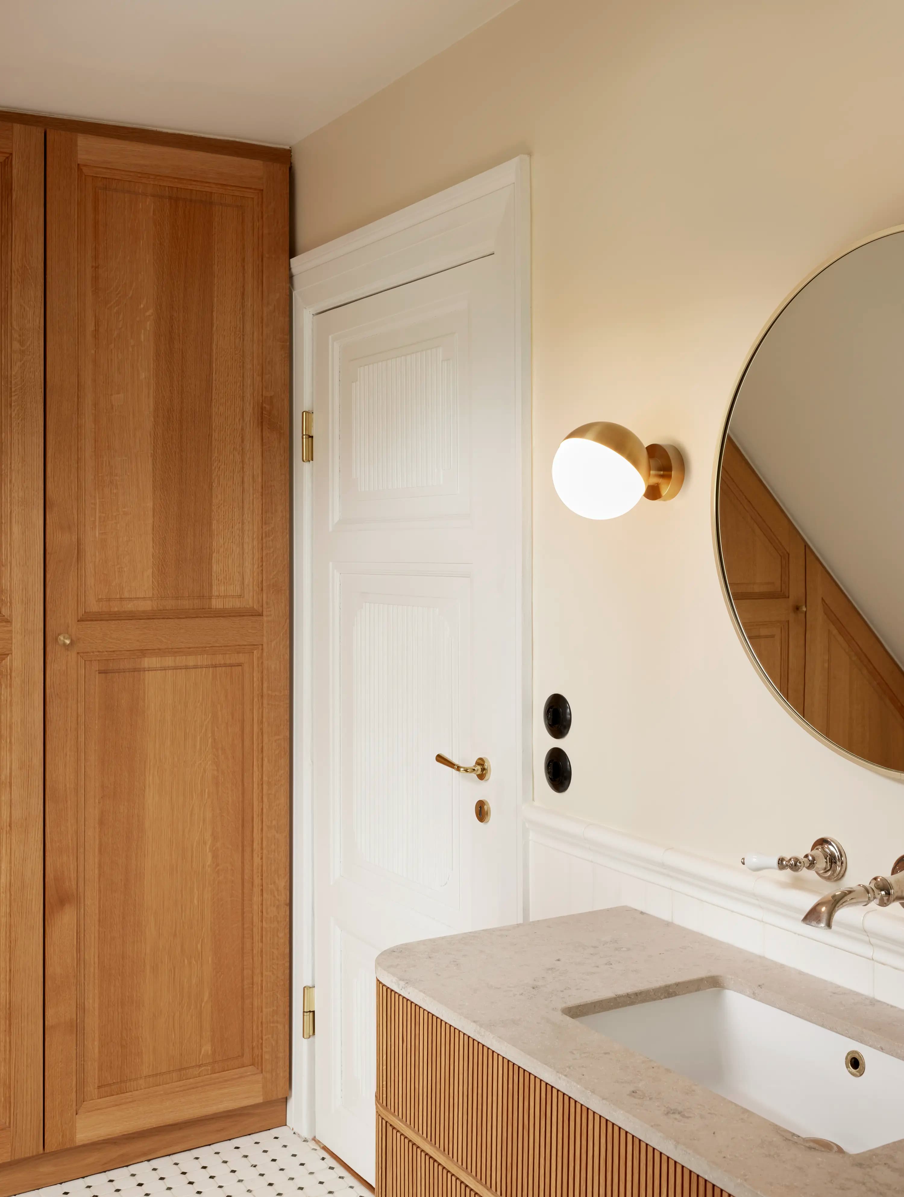 Louis Poulsen VL Studio Wall Lamp Untreated brass Ø 150 — фото 2