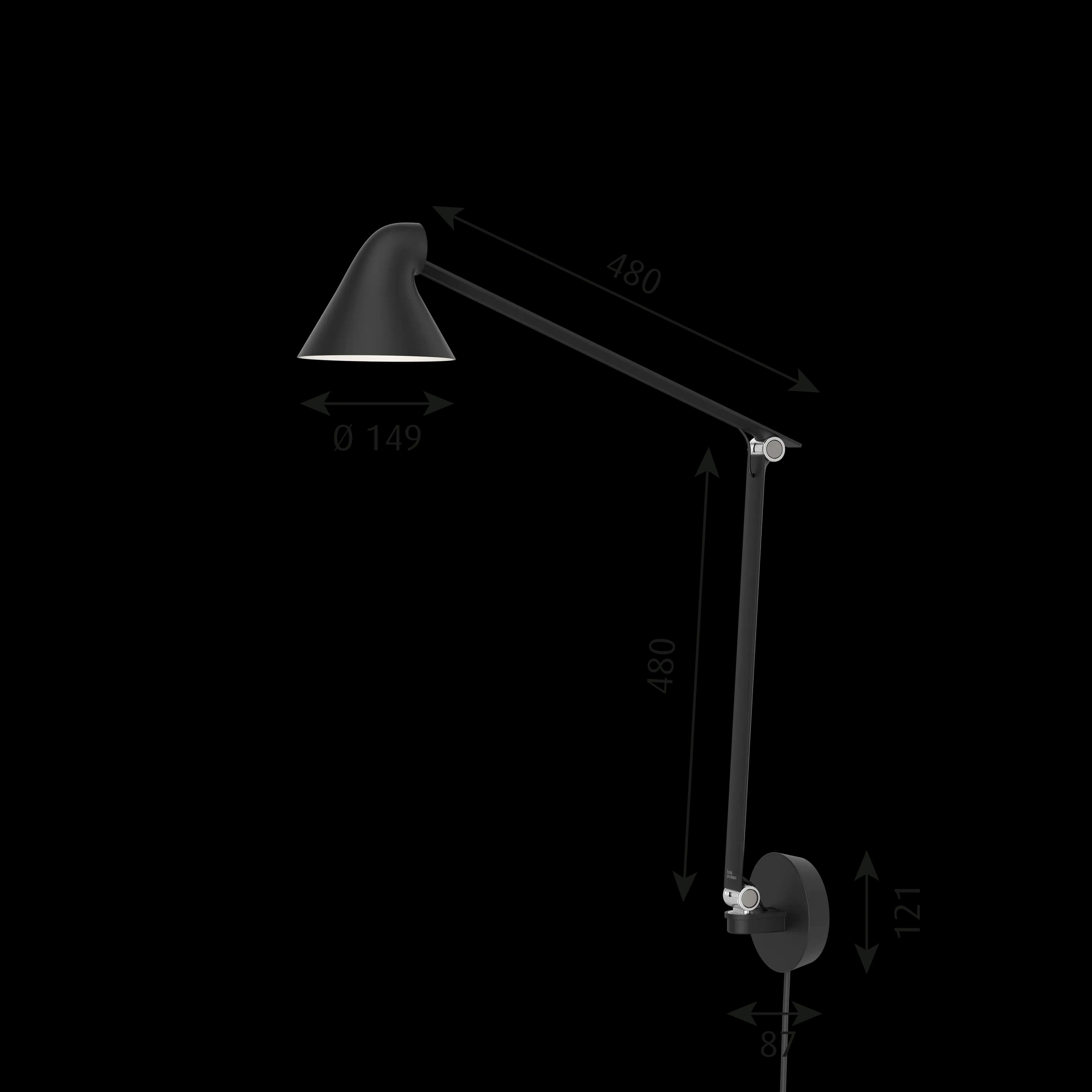 Louis Poulsen NJP Wall Lamp Black — фото 7