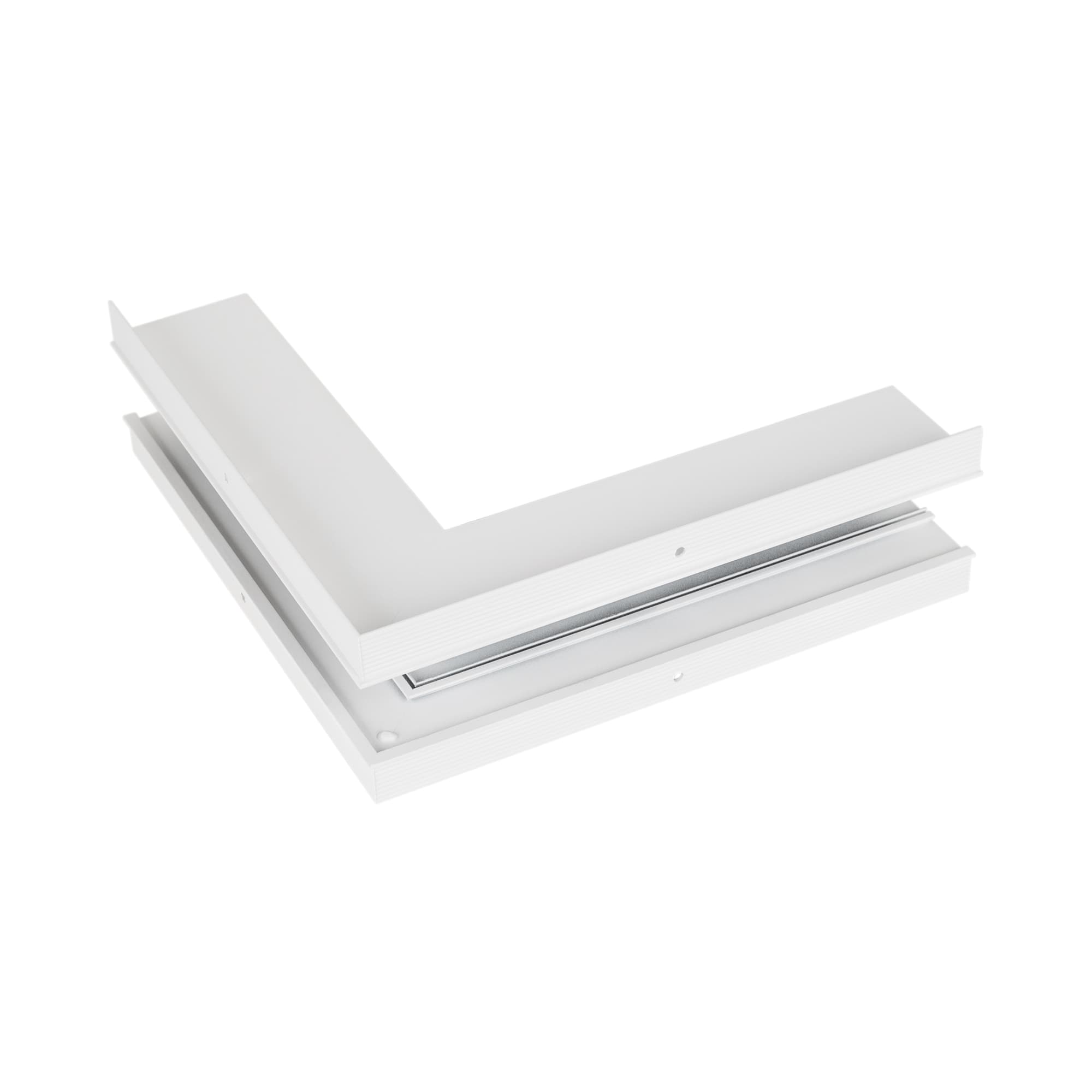 Коннектор угловой MAG-CON-4560-F-L90-EXT (WH, внешний) (Arlight, IP20 Металл, 5 лет) 027013