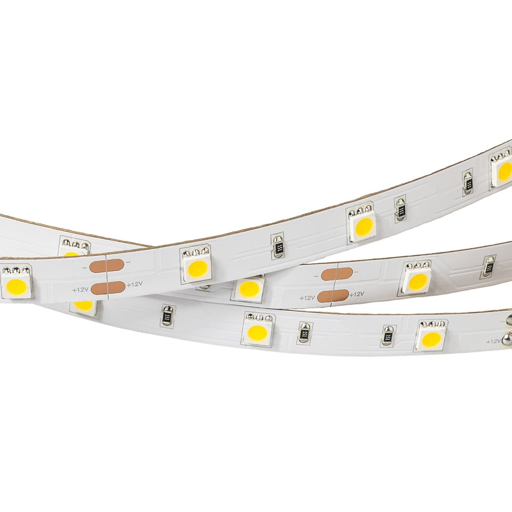 Arlight Светодиодная лента RT2-5050-30-12V Warm White (150 LED) (NormaLED, 7.2 Вт/м, IP20) 014388