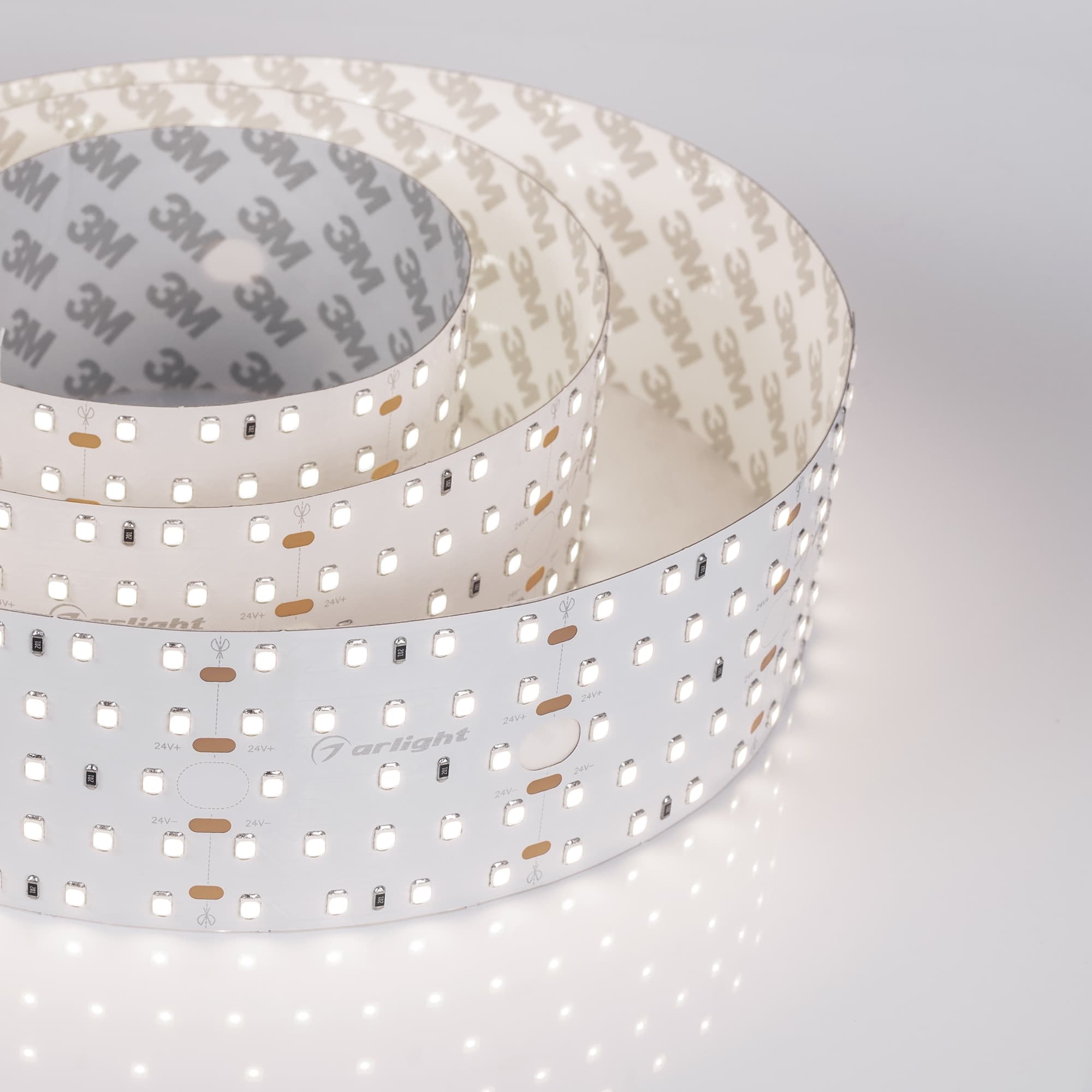 Светодиодная лента S2-2500 24V Day 4000K 52mm (2835, 420 LED/m, LUX) (Arlight, 30 Вт/м, IP20) 021204(1) — фото 2