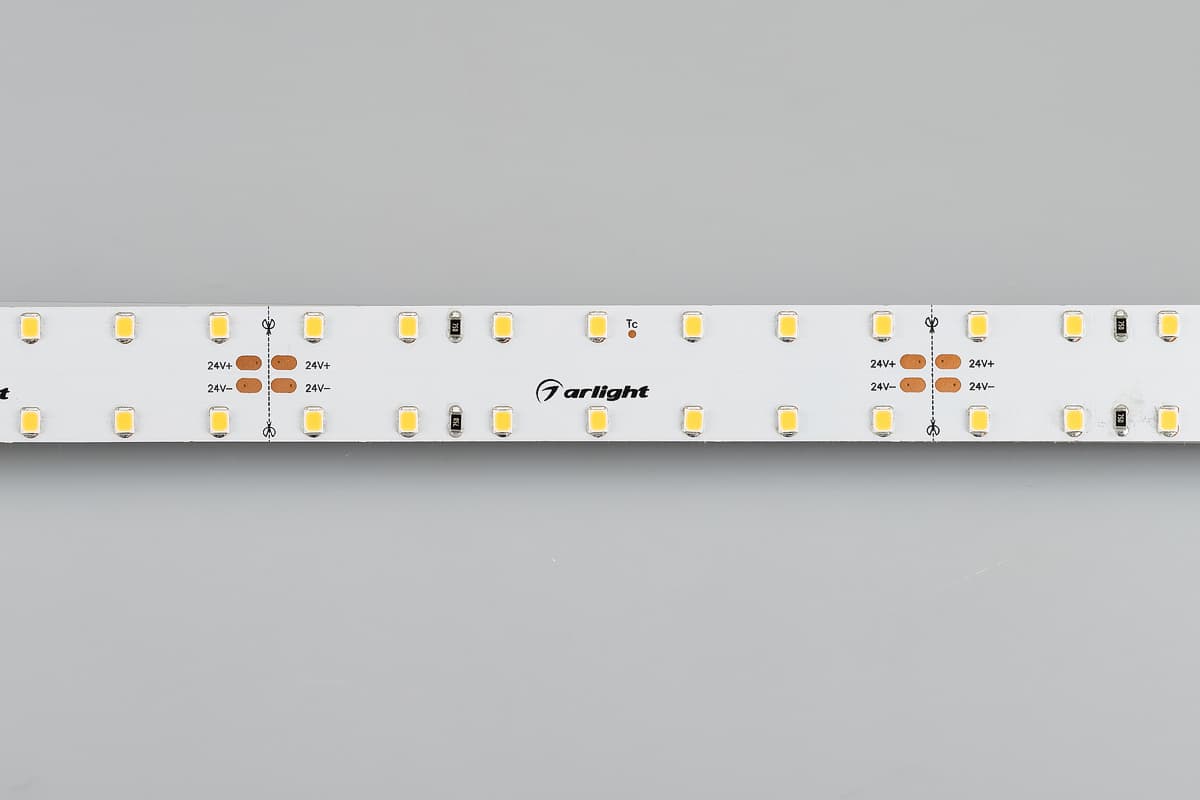 Светодиодная лента RT 2-4700 24V Warm3000 20mm (2835, 140 LED/m, LUX) (Arlight, 21.6 Вт/м, IP20) 028005 — фото 3