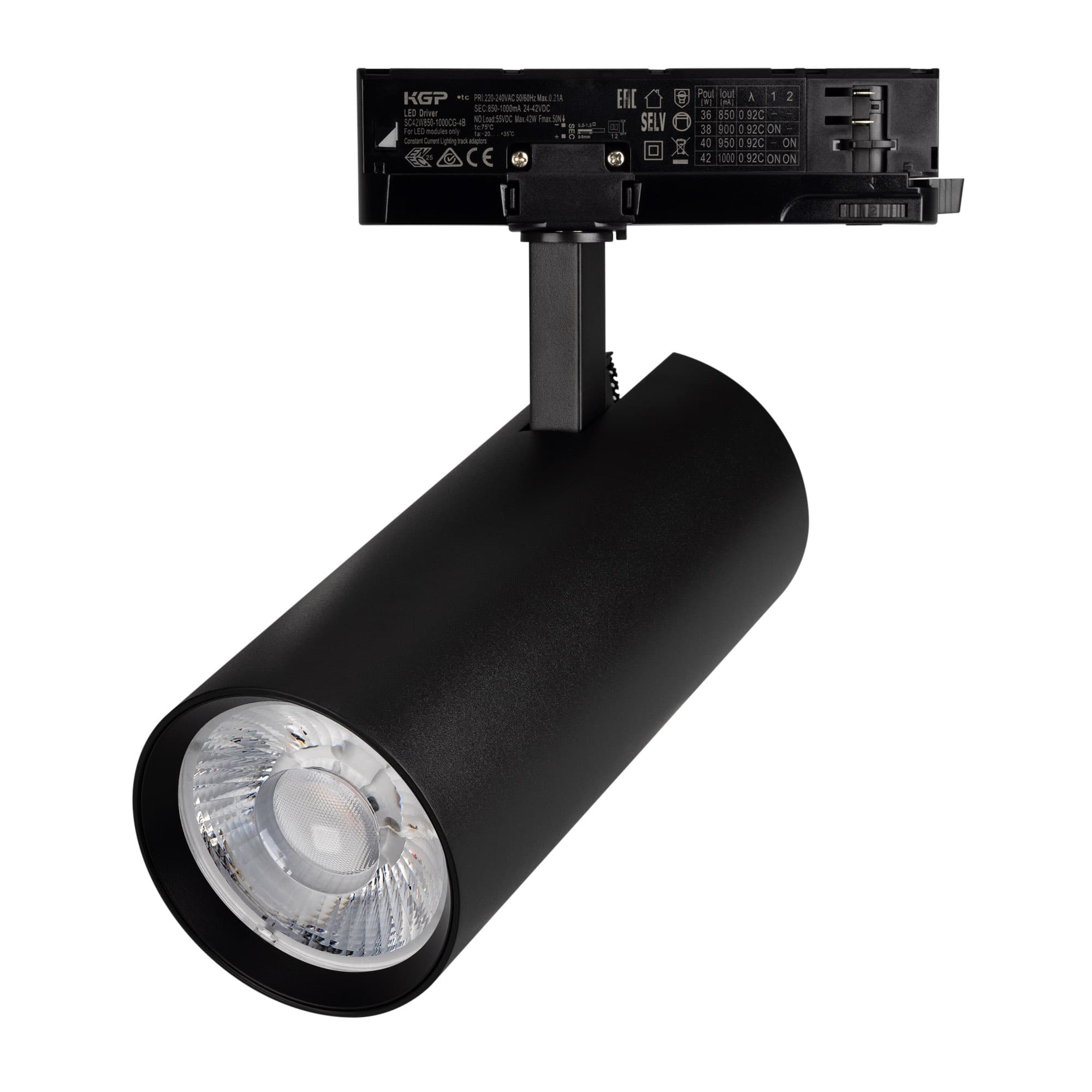 Светильник LGD-GERA-4TR-R90-40W Day4000 (BK, 36 deg, 230V) (Arlight, IP20 Металл, 5 лет) 055140