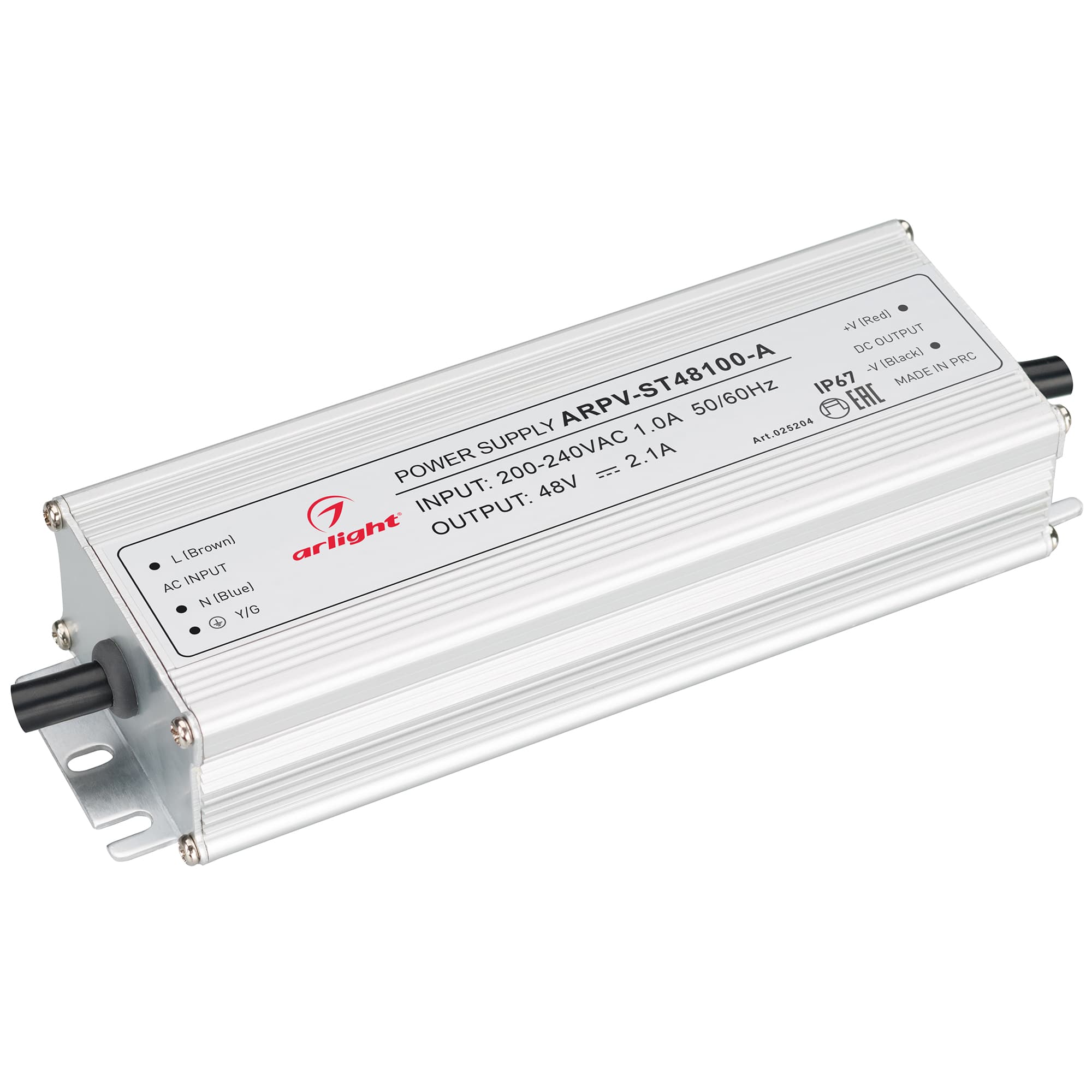 Блок питания ARPV-ST48100-A (48V, 2.1A, 100W) (Arlight, IP67 Металл, 3 года) 025204 — фото 1