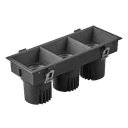 Светильник MS-FLOW-BUILT-S230x85-3x12W Day4000 (BK, 15 deg, 230V) (Arlight, IP20 Металл, 5 лет) 055940